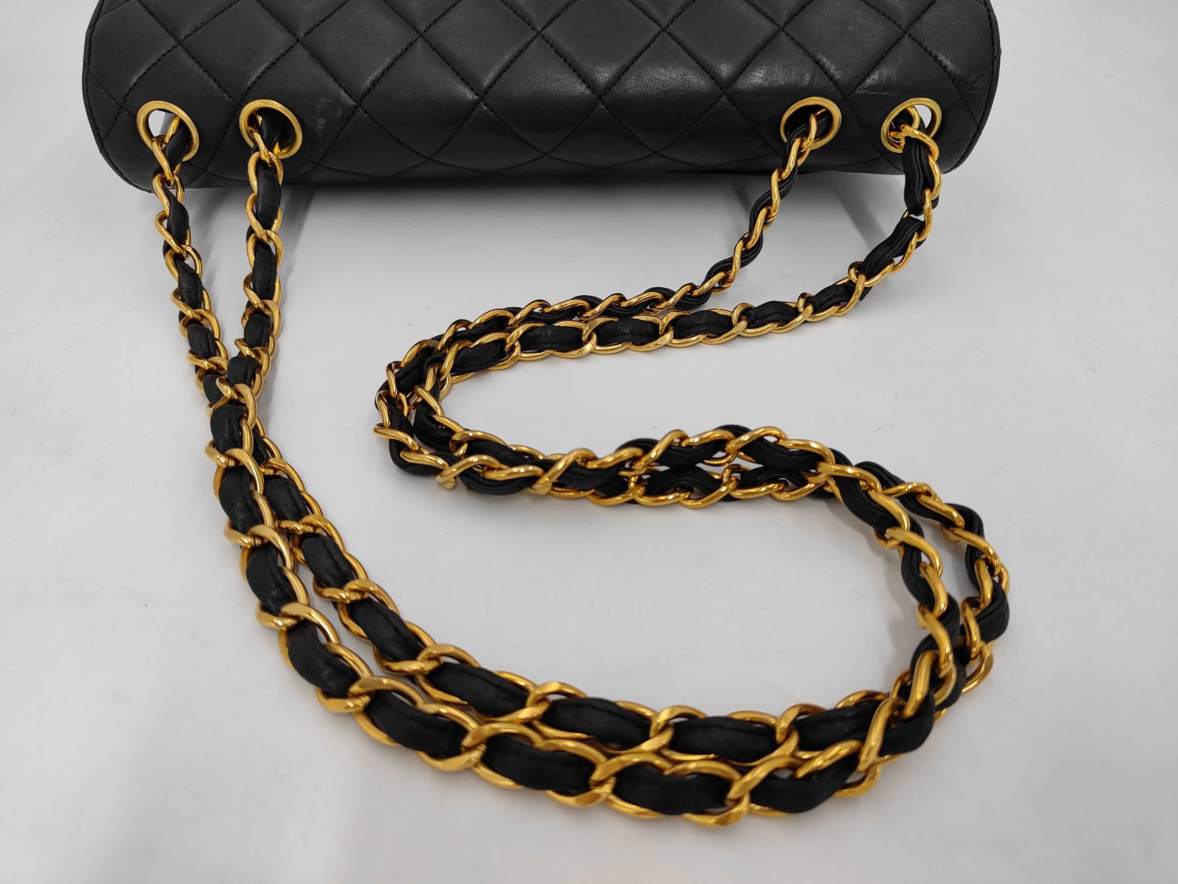 Large Matelassé Lambskin Shoulder Bag — view 5