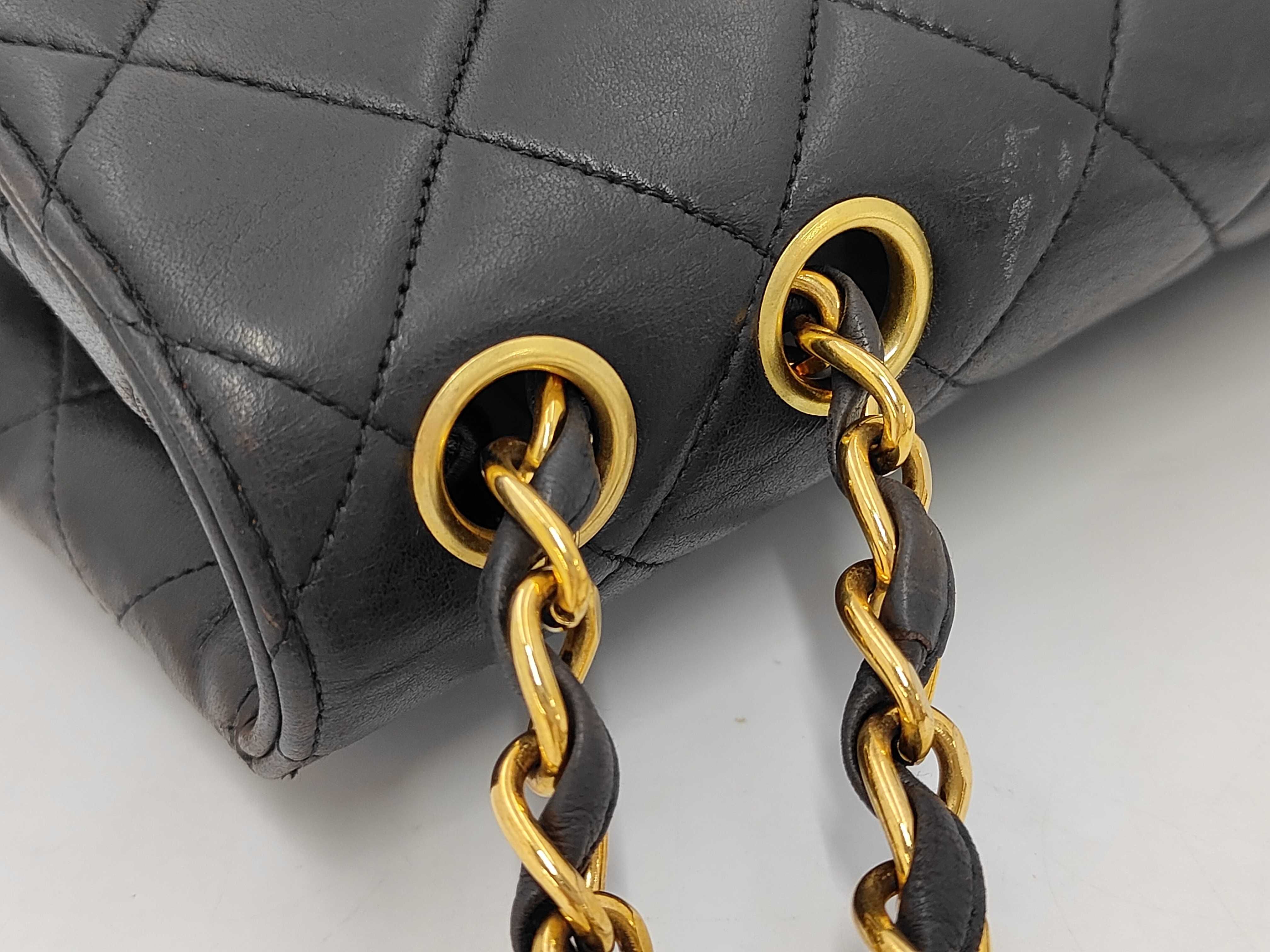 Large Matelassé Lambskin Shoulder Bag — view 7
