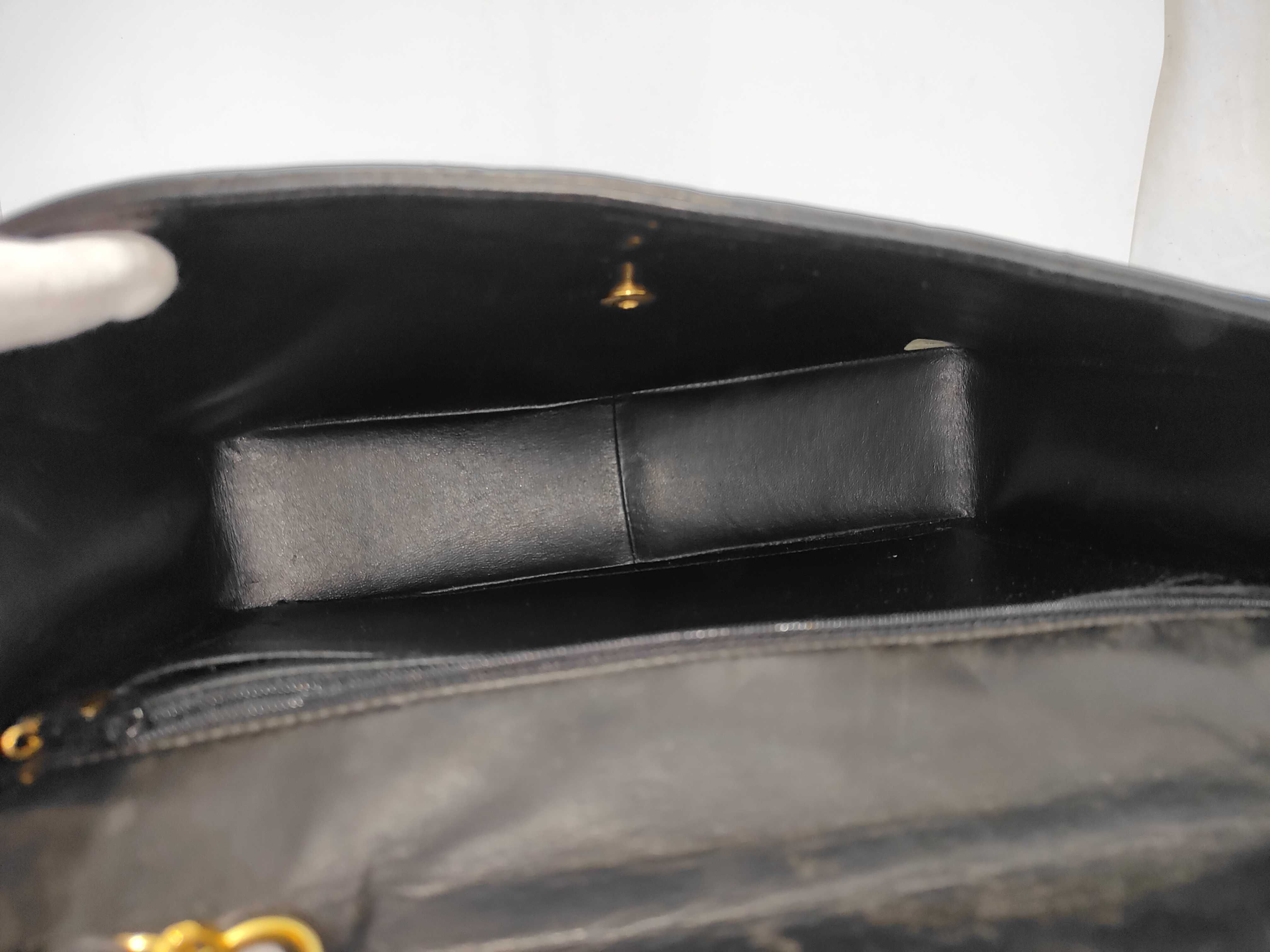 Large Matelassé Lambskin Shoulder Bag — view 8