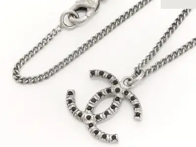 Coco Silver Necklace, Chain approx. 43cm