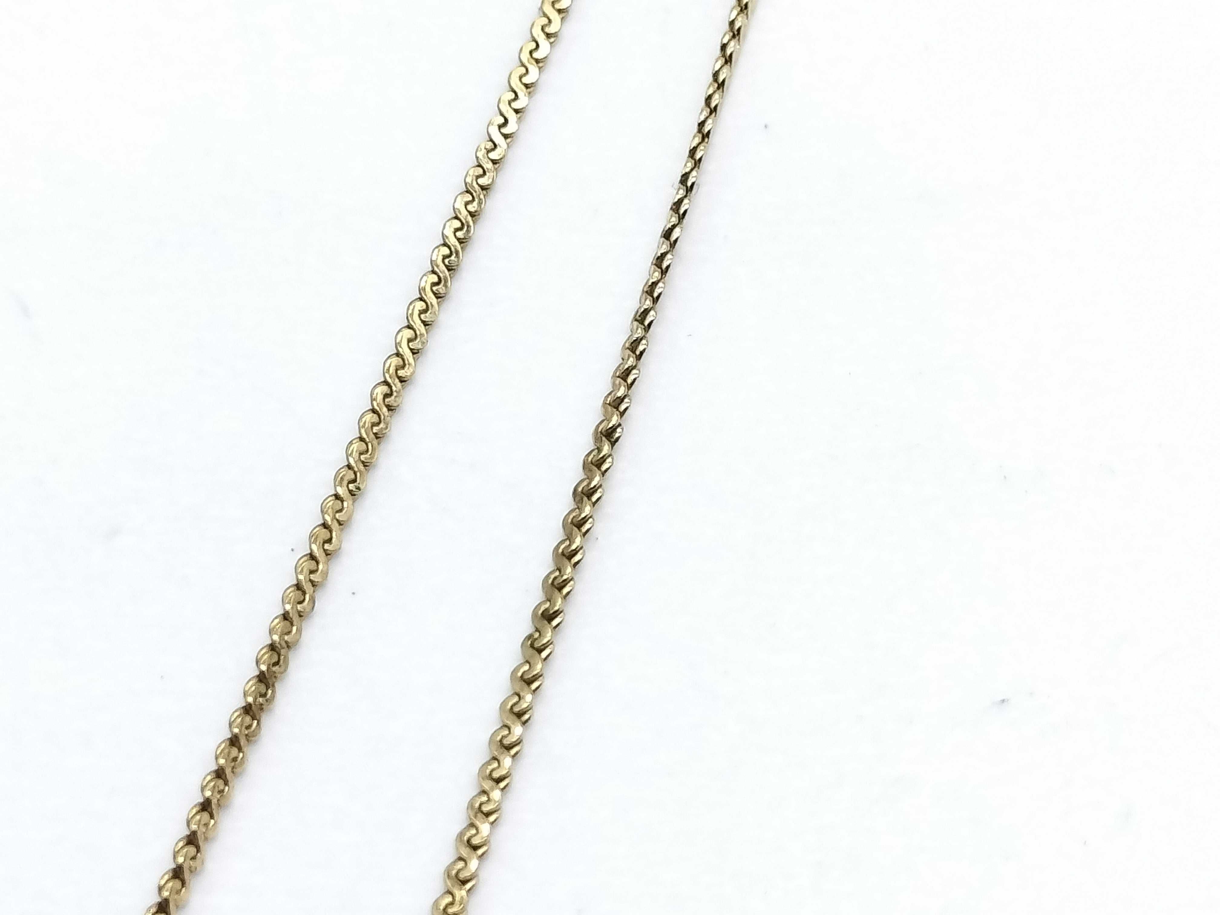 CD Logo Rhinestone Gold Necklace — view 6