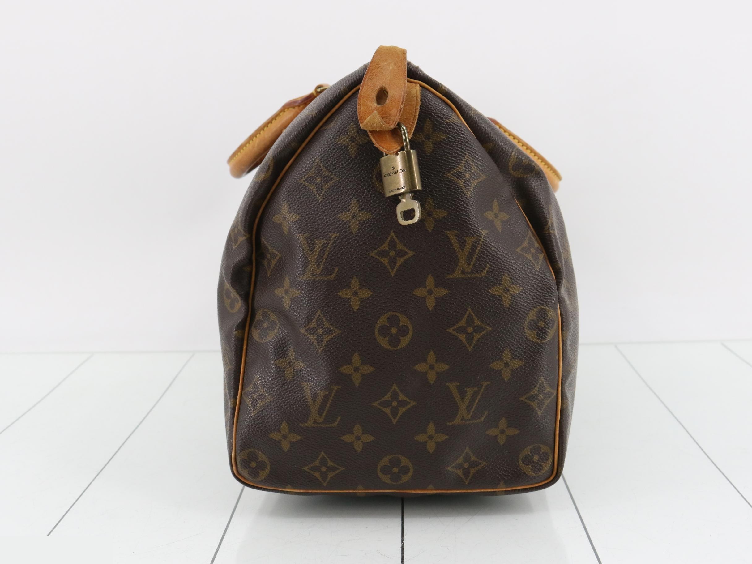 Speedy 35 Monogram Brown Handbag — view 3