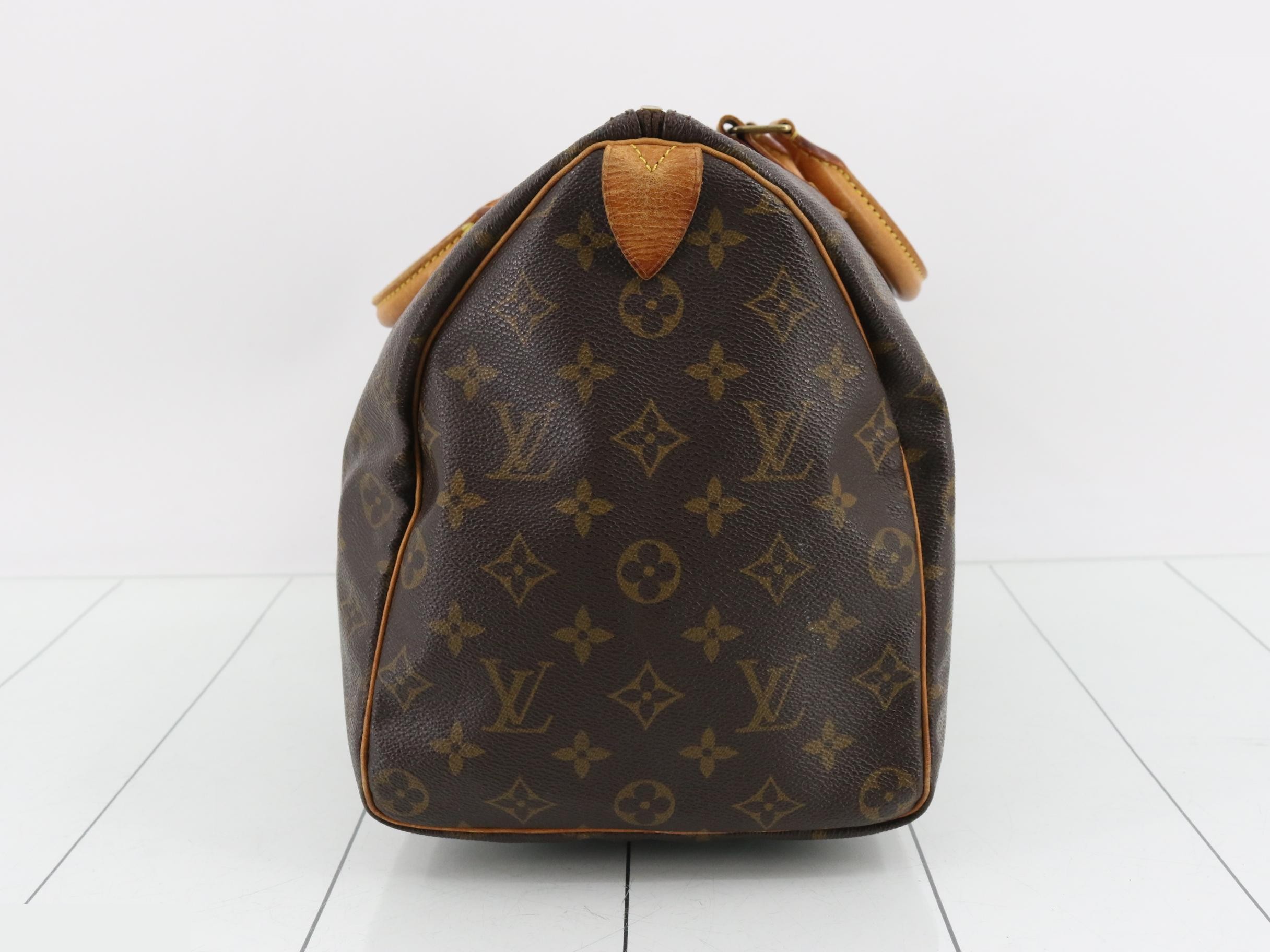 Speedy 35 Monogram Brown Handbag — view 4