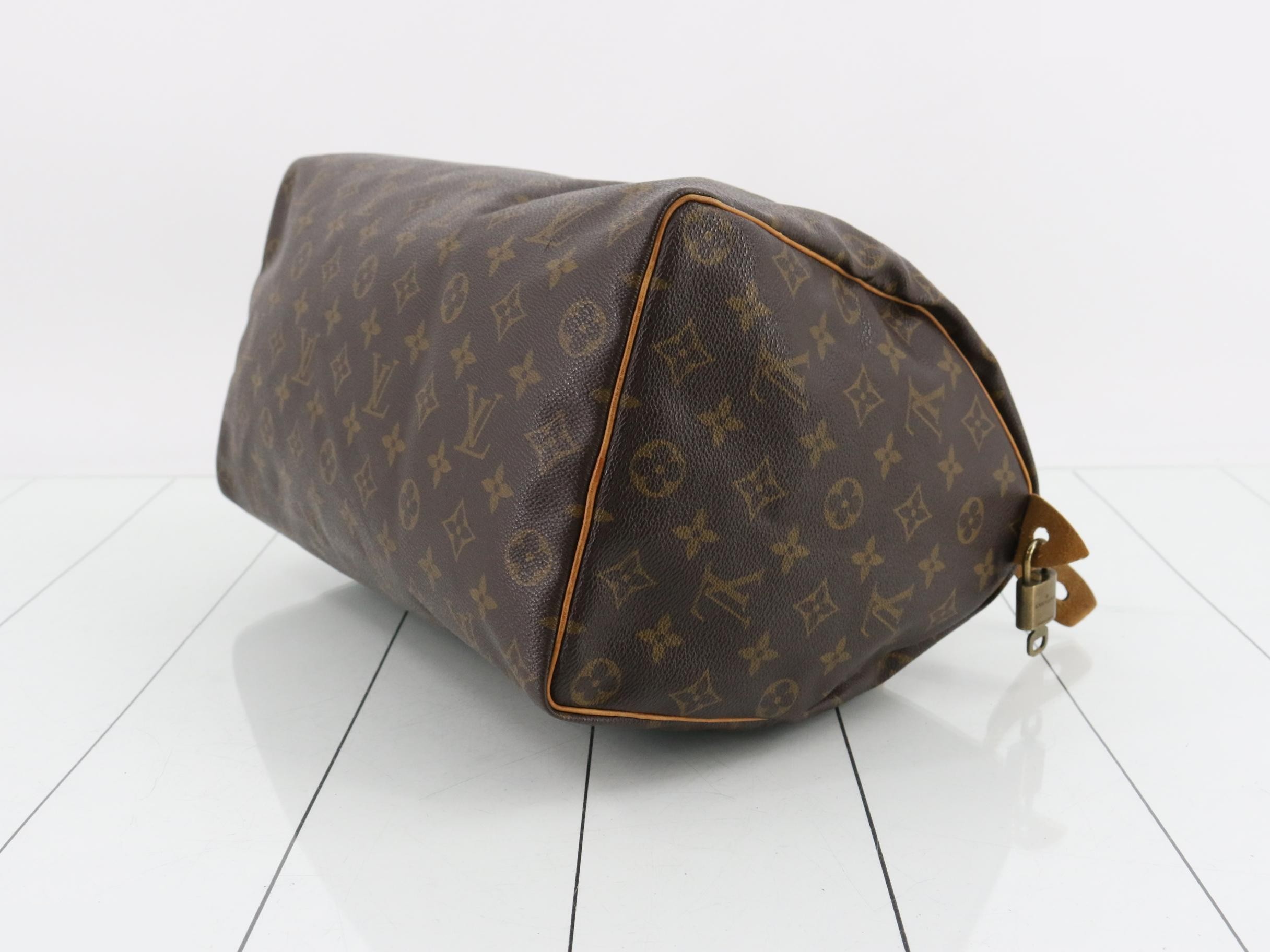 Speedy 35 Monogram Brown Handbag — view 6