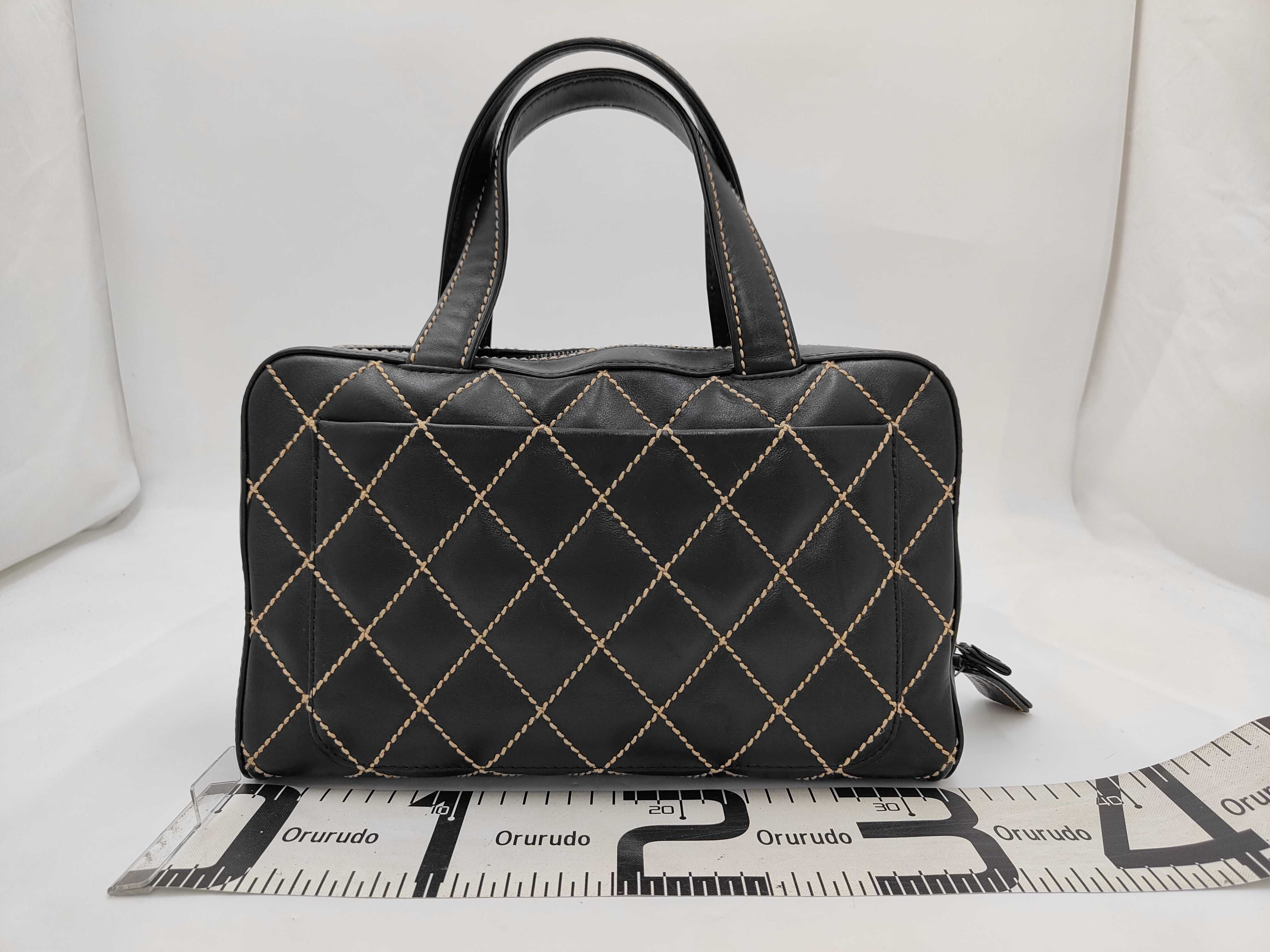 Wild Stitch Black Handbag (with Authenticity Card and Seal) — view 2