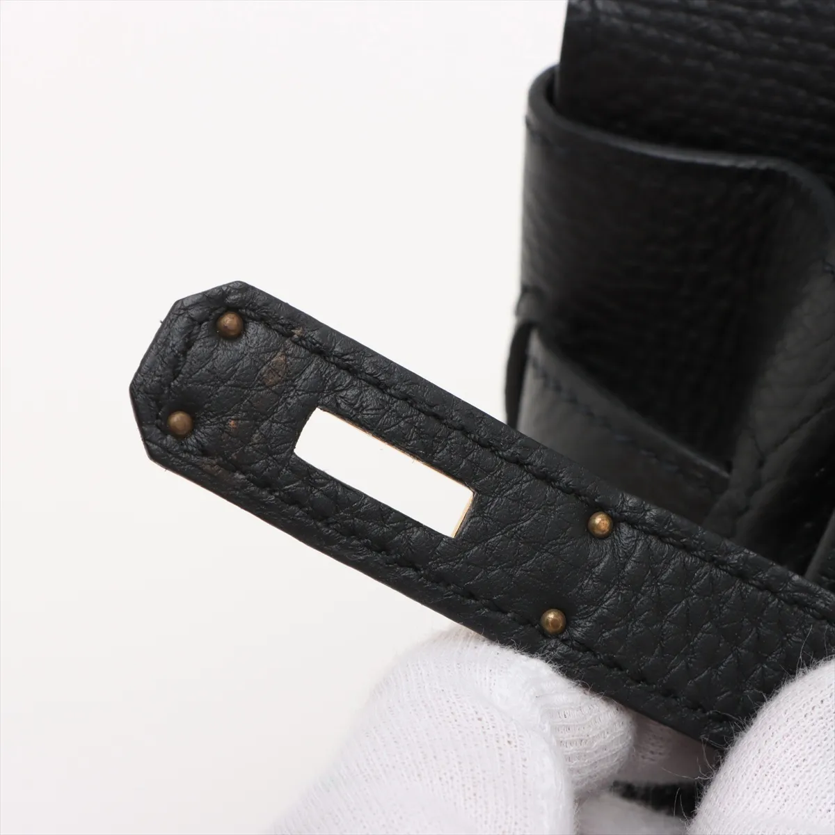 [Individually wrapped] Hermes Birkin 30 Letourne Togo Black Gold Hardware Y:2020 — view 11