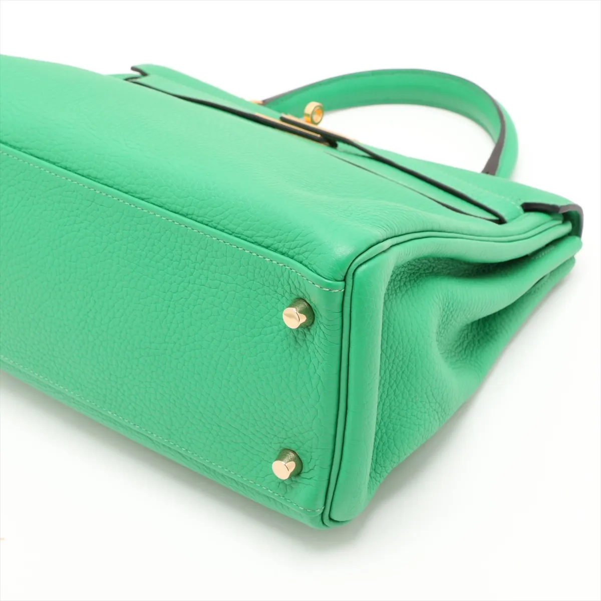[Individually packaged] Hermes Kelly 32 Retourne Togo Bamboo Gold Hardware Q: 2013 — view 3