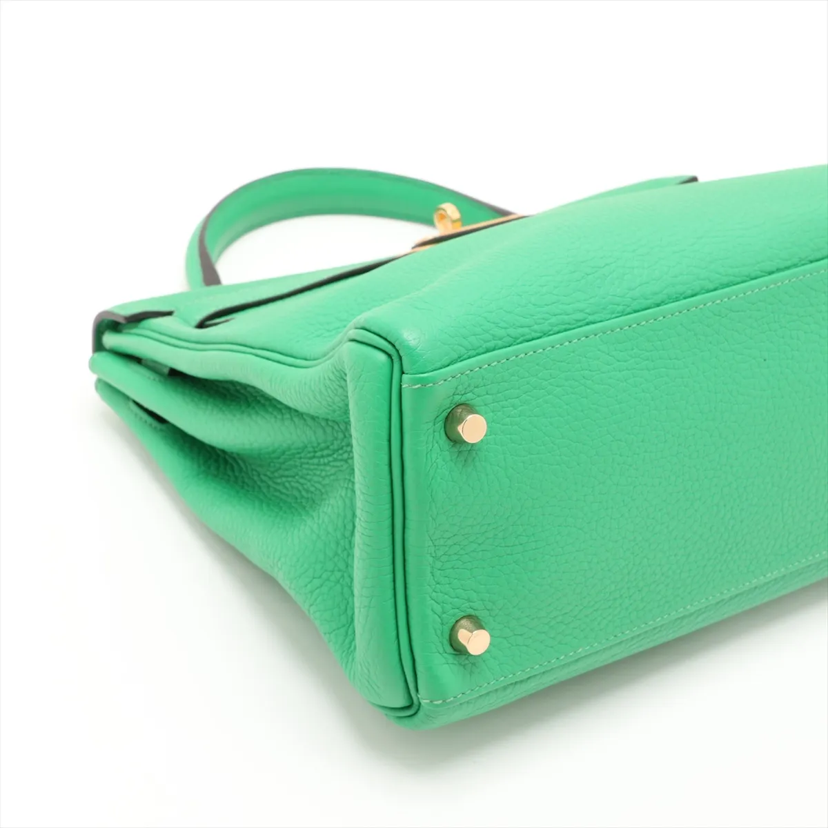 [Individually packaged] Hermes Kelly 32 Retourne Togo Bamboo Gold Hardware Q: 2013 — view 4