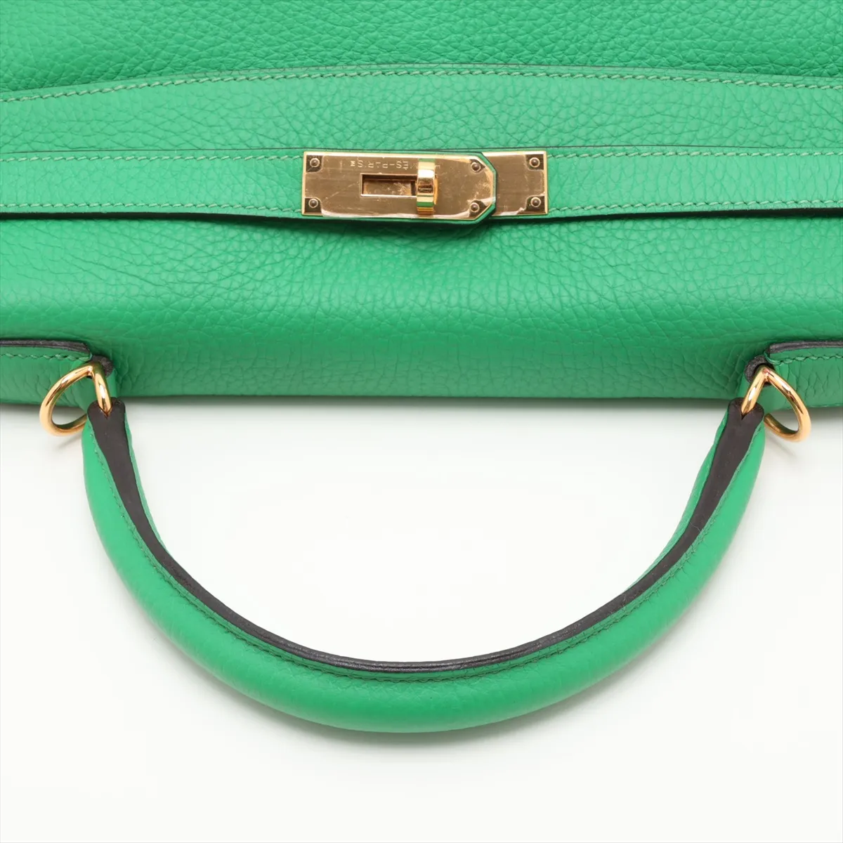 [Individually packaged] Hermes Kelly 32 Retourne Togo Bamboo Gold Hardware Q: 2013 — view 5