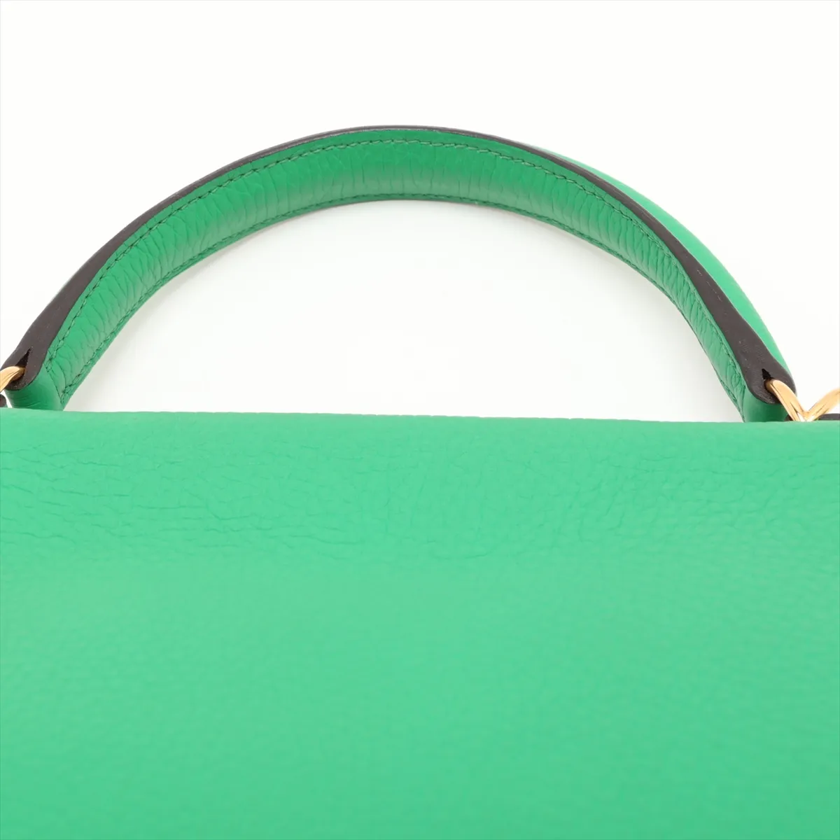 [Individually packaged] Hermes Kelly 32 Retourne Togo Bamboo Gold Hardware Q: 2013 — view 6