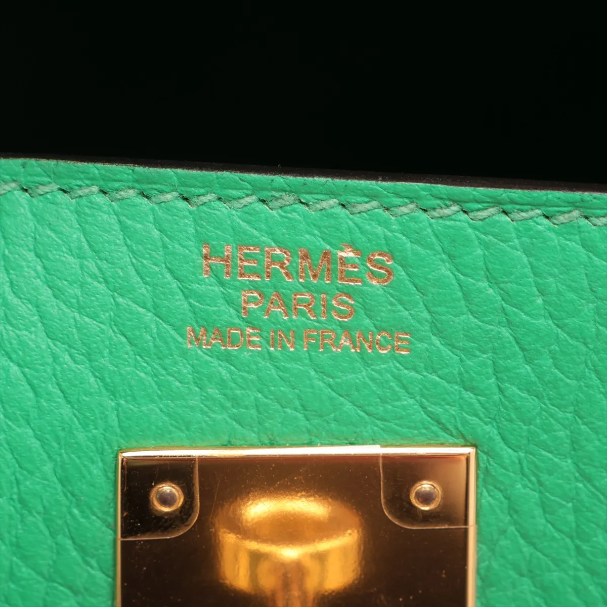 [Individually packaged] Hermes Kelly 32 Retourne Togo Bamboo Gold Hardware Q: 2013 — view 10