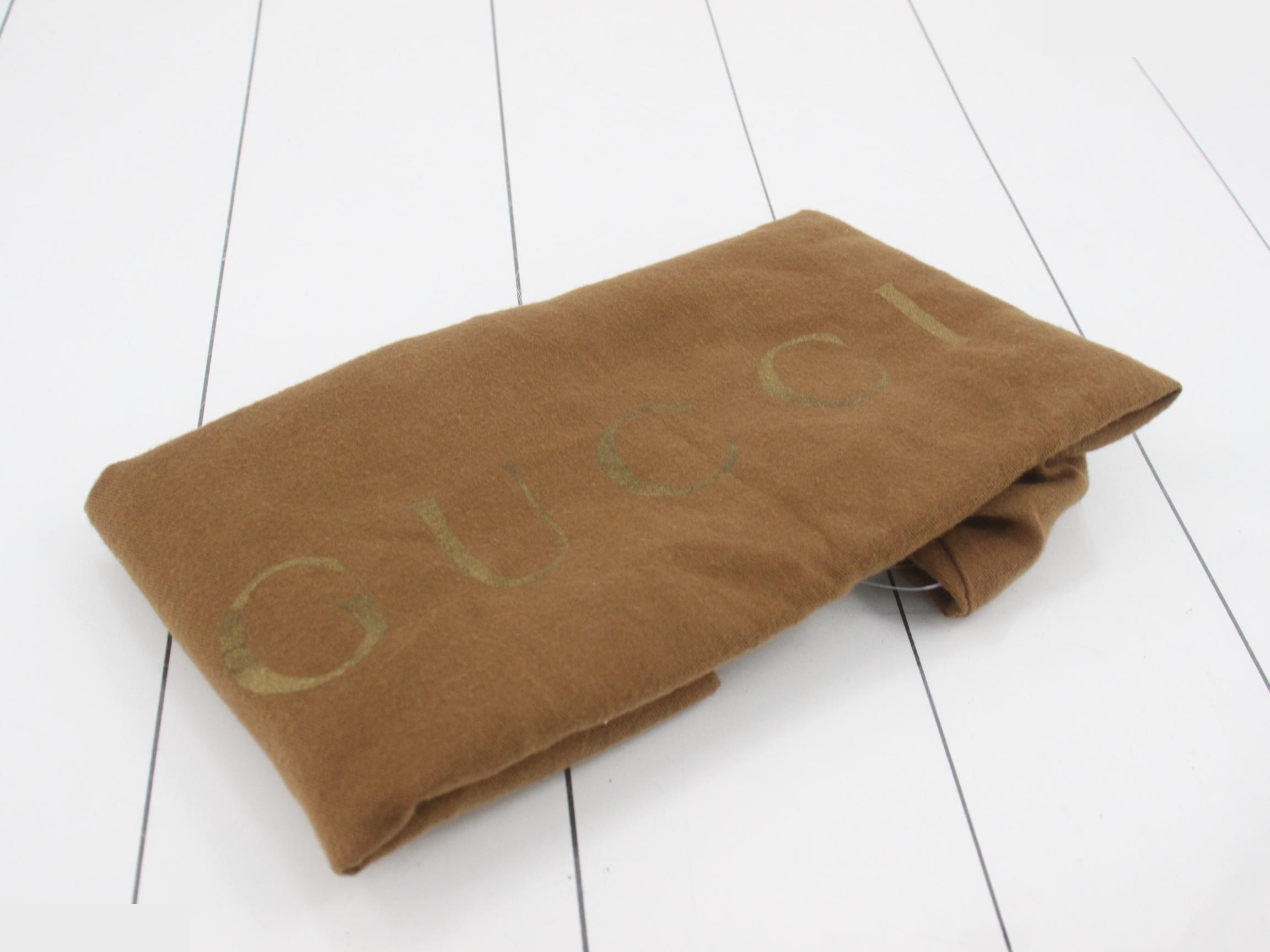 GG Canvas Messenger Bag, Sherry, Black, Silver Hardware, Dust Bag Included, W32 — view 7