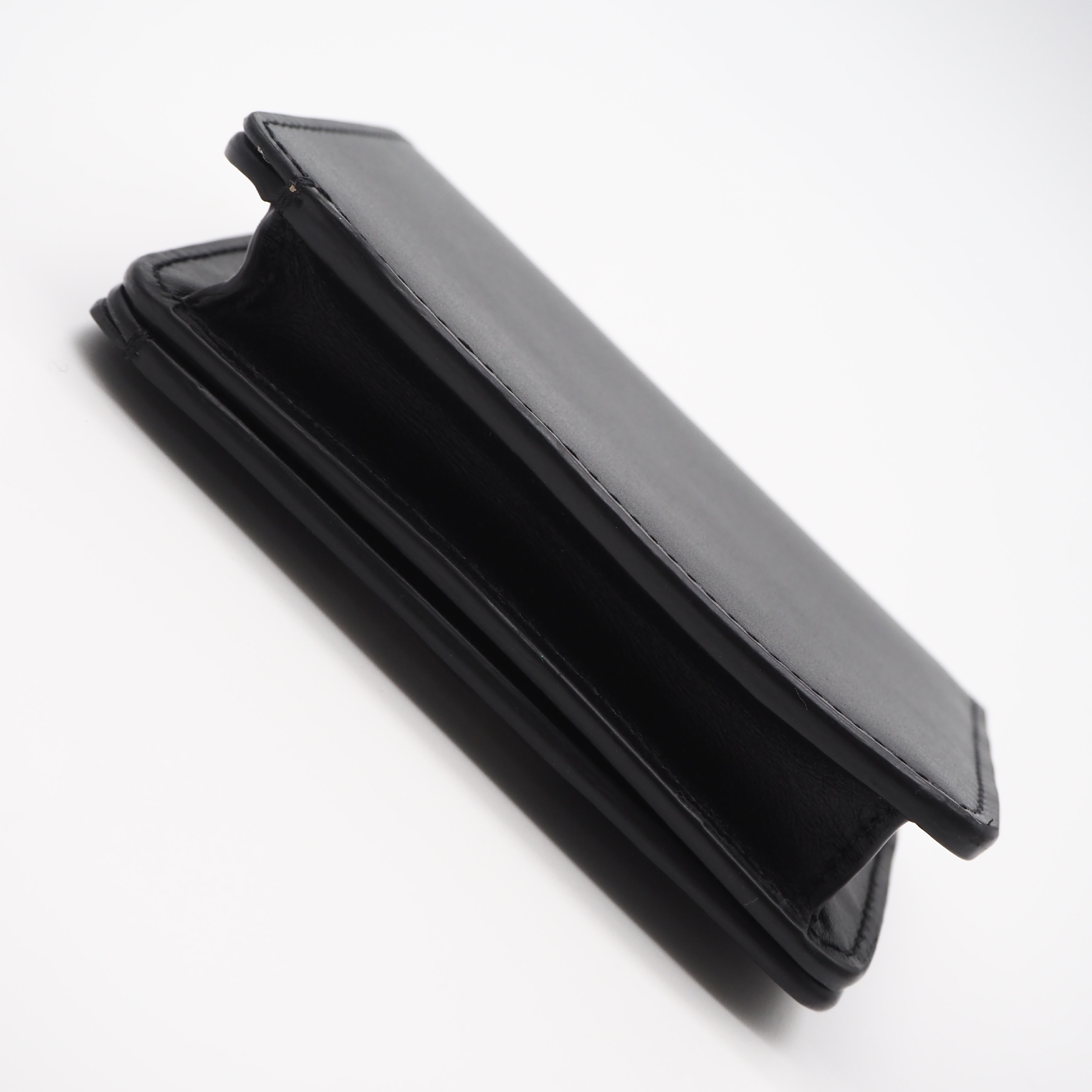 Triomphe Leather Compact Wallet 10K623DPV — view 4