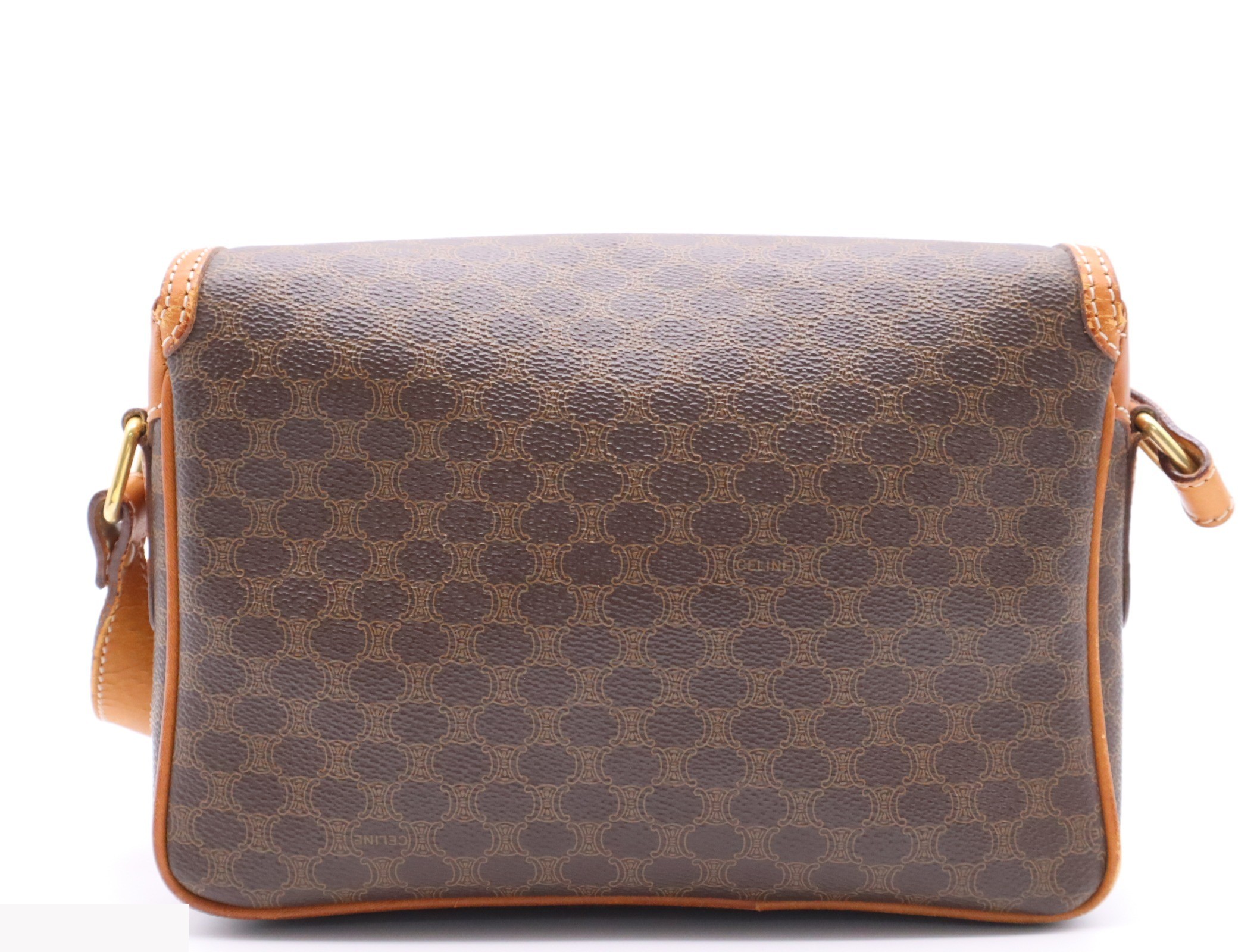 Leather Macadam pattern shoulder bag — view 2