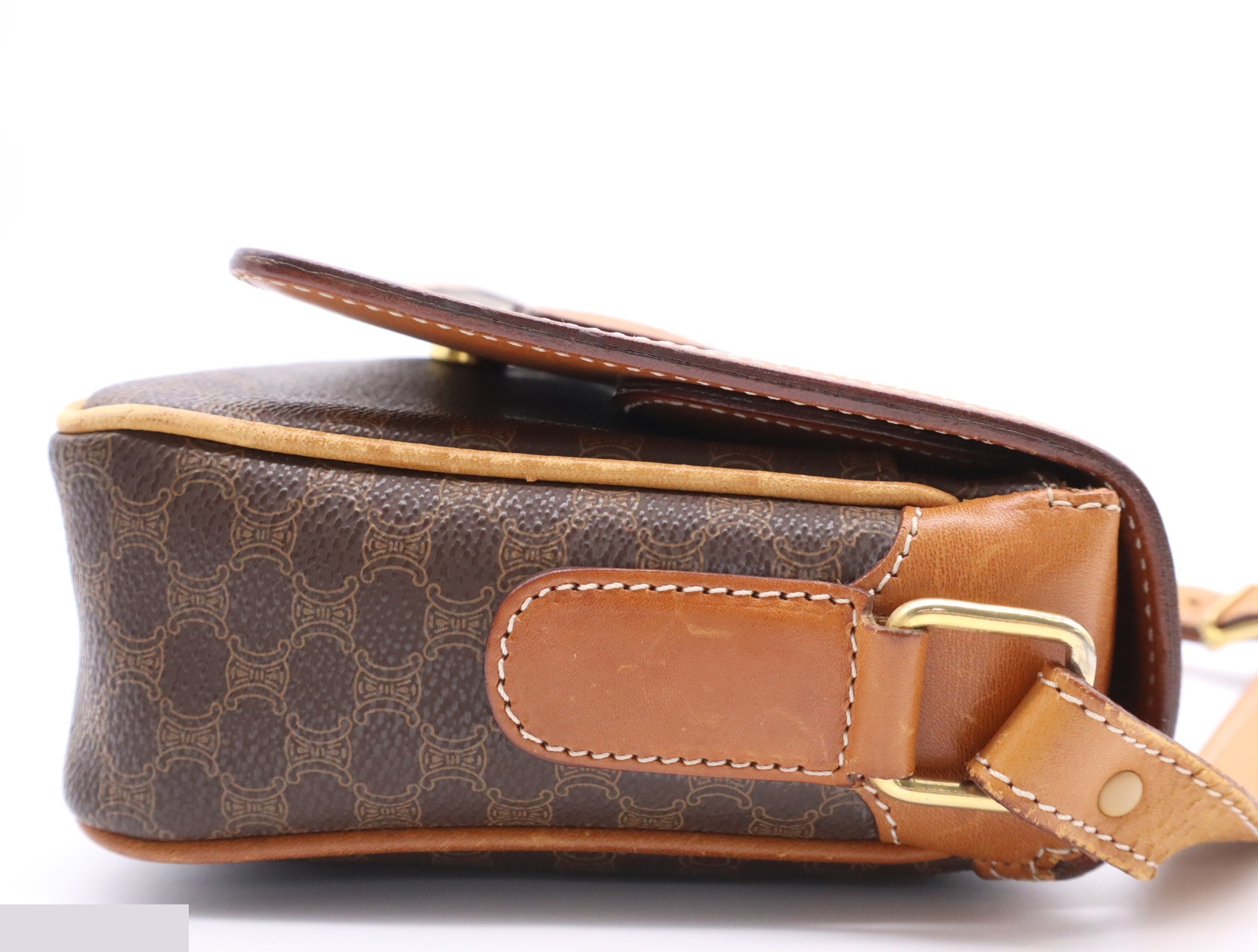 Leather Macadam pattern shoulder bag — view 5