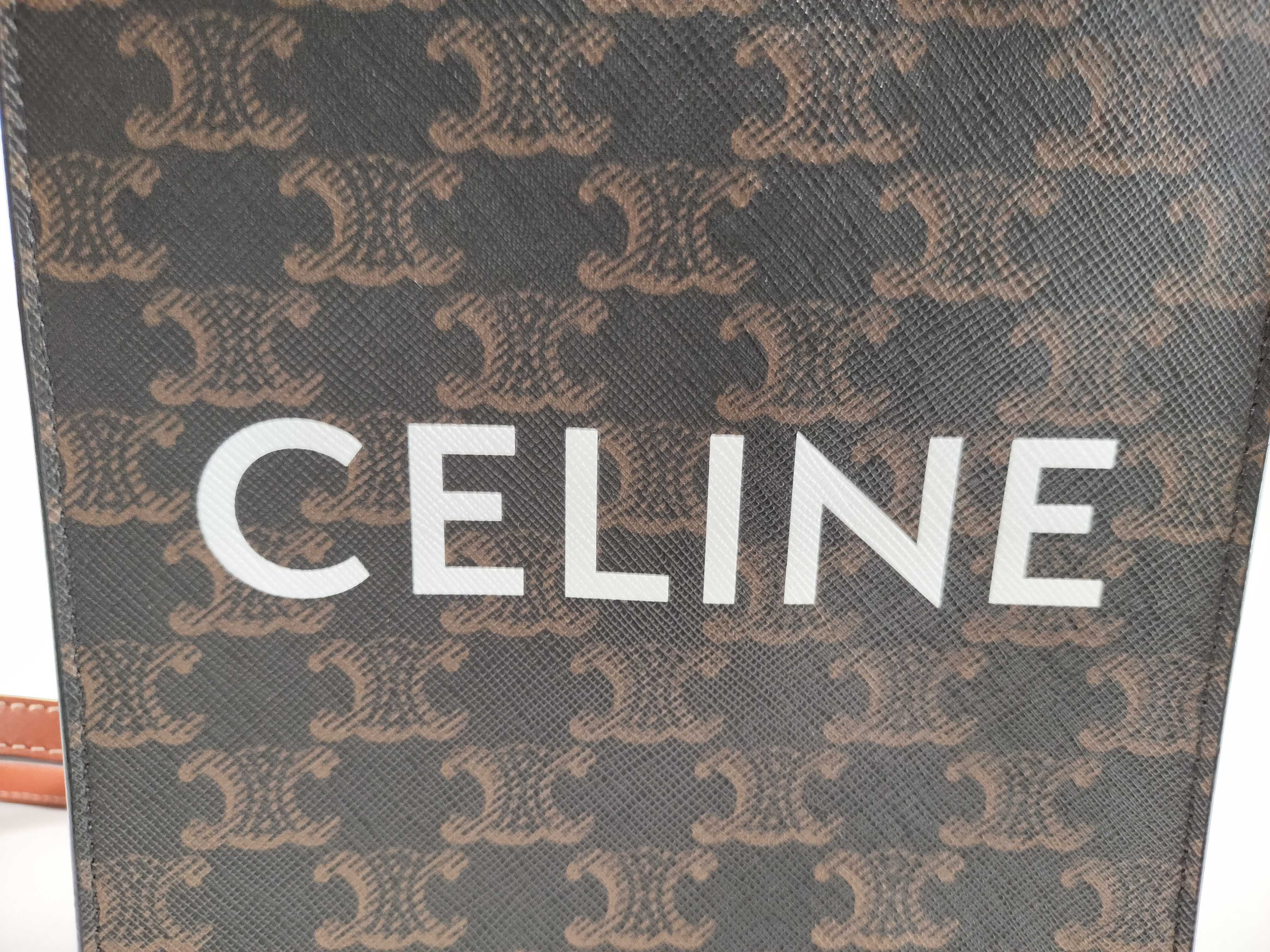 Triomphe Mini Vertical Tote Bag — view 11
