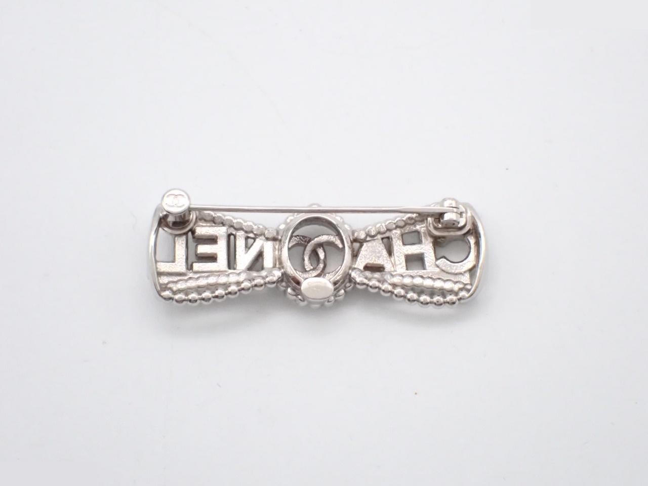 Coco Mark Silver Brooch — view 2