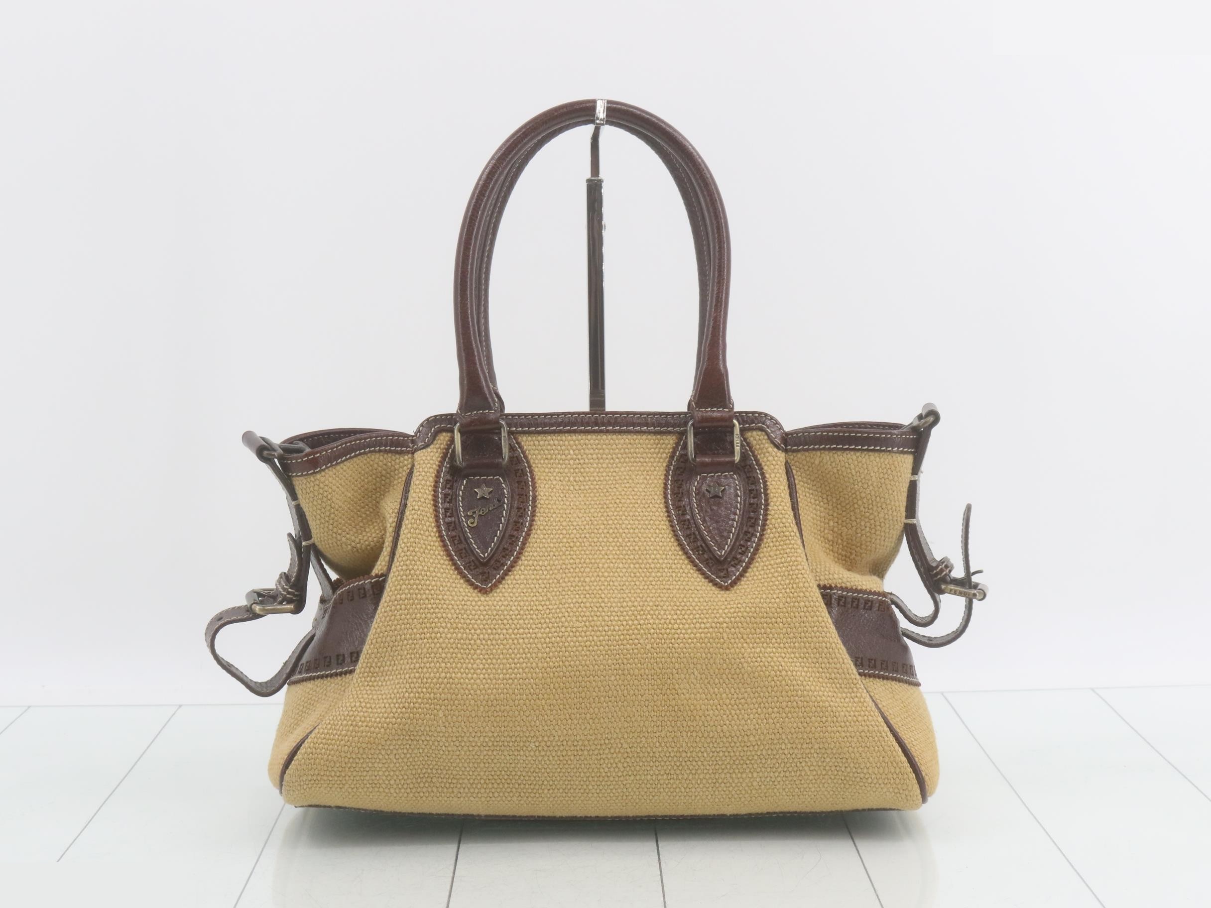Etnico handbag, raffia, beige/brown — view 2