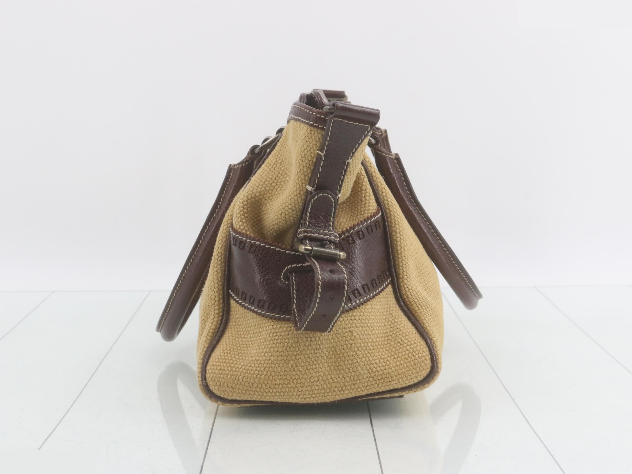 Etnico handbag, raffia, beige/brown — view 3