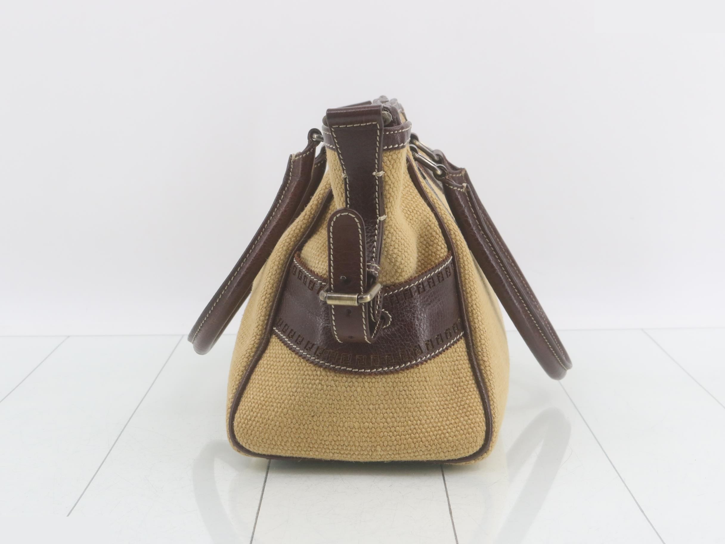Etnico handbag, raffia, beige/brown — view 4
