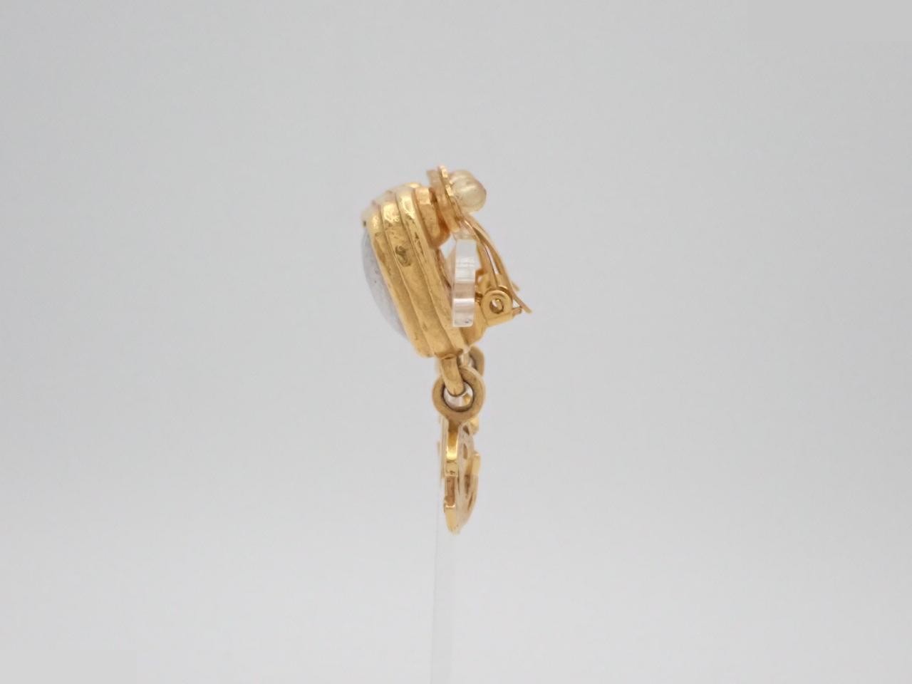 Coco Mark Gold Earrings 97A — view 3