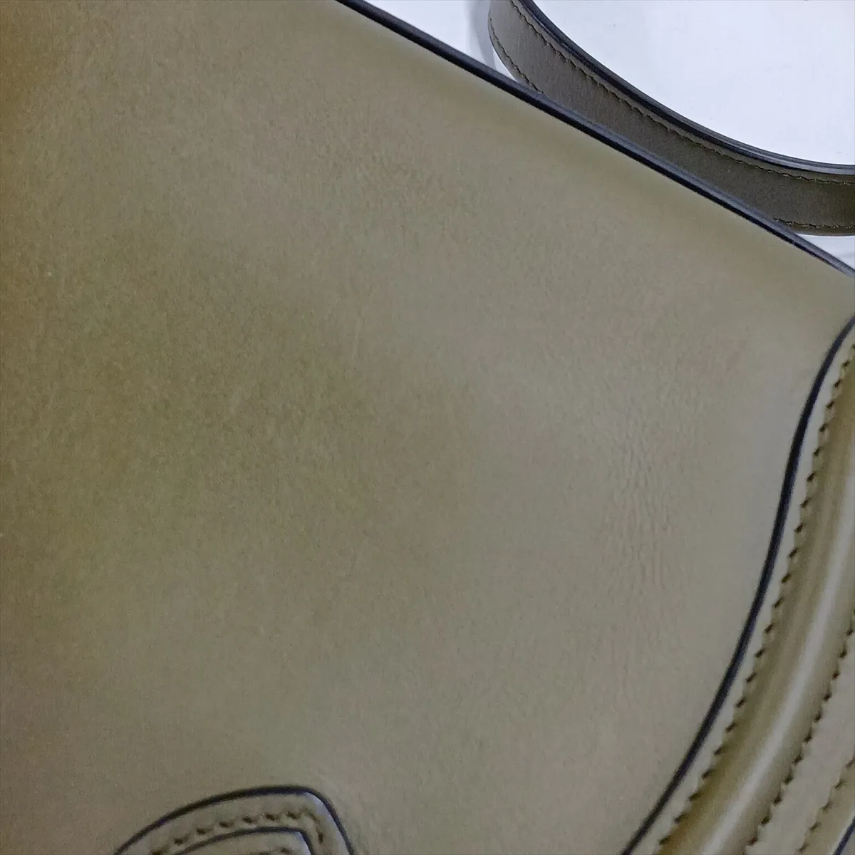 Luggage Nano Shopper Leather 2-Way Handbag, Green — view 13