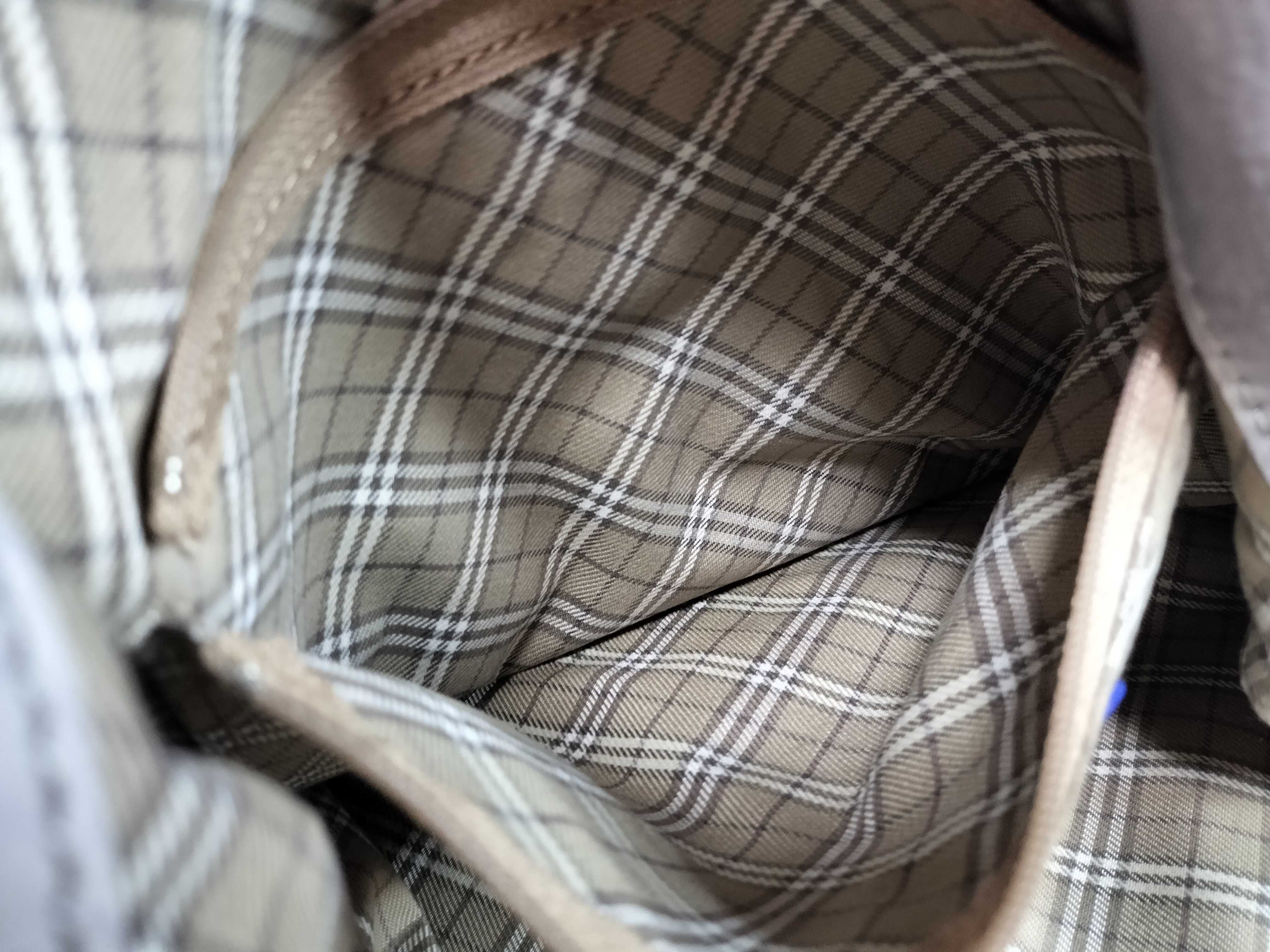 Blue Label Burberry Purple Leather Shoulder Bag — view 10