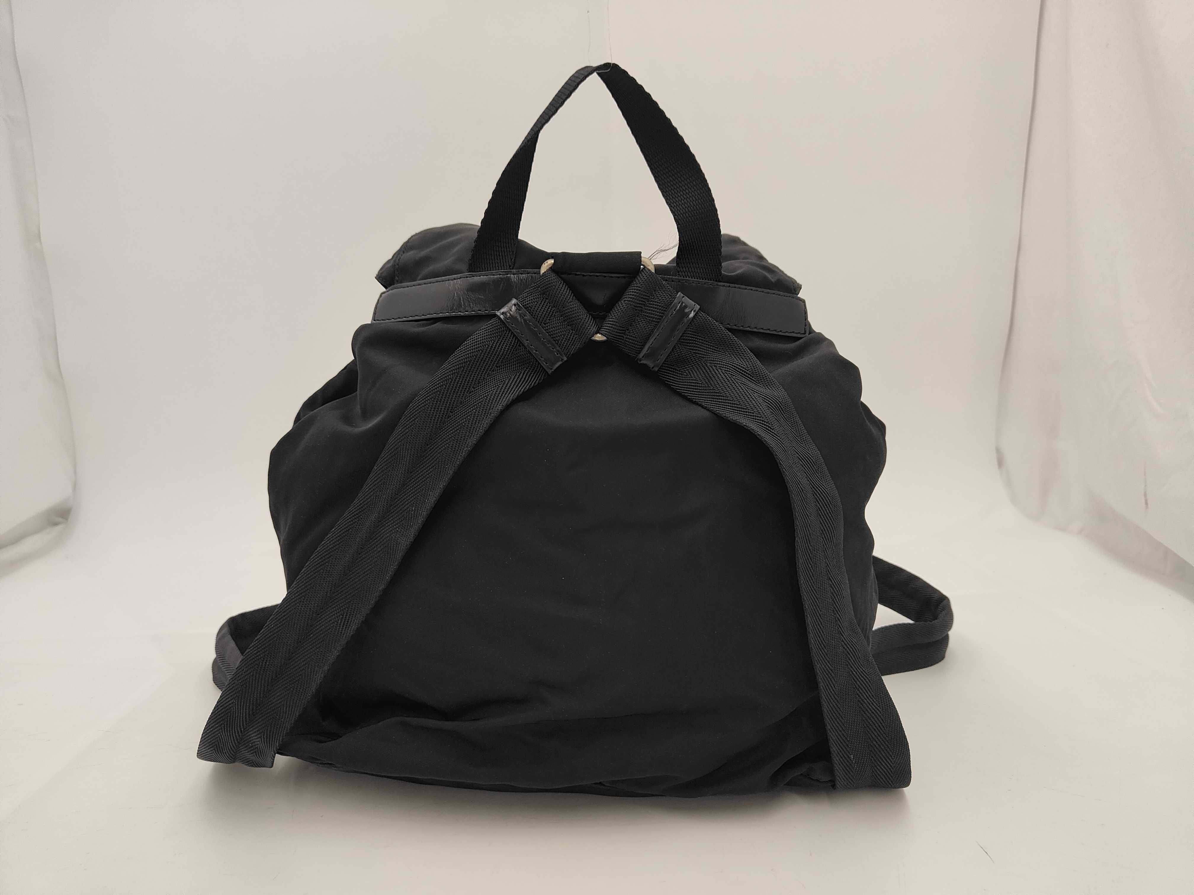 Nylon Backpack, Black Rucksack — view 2