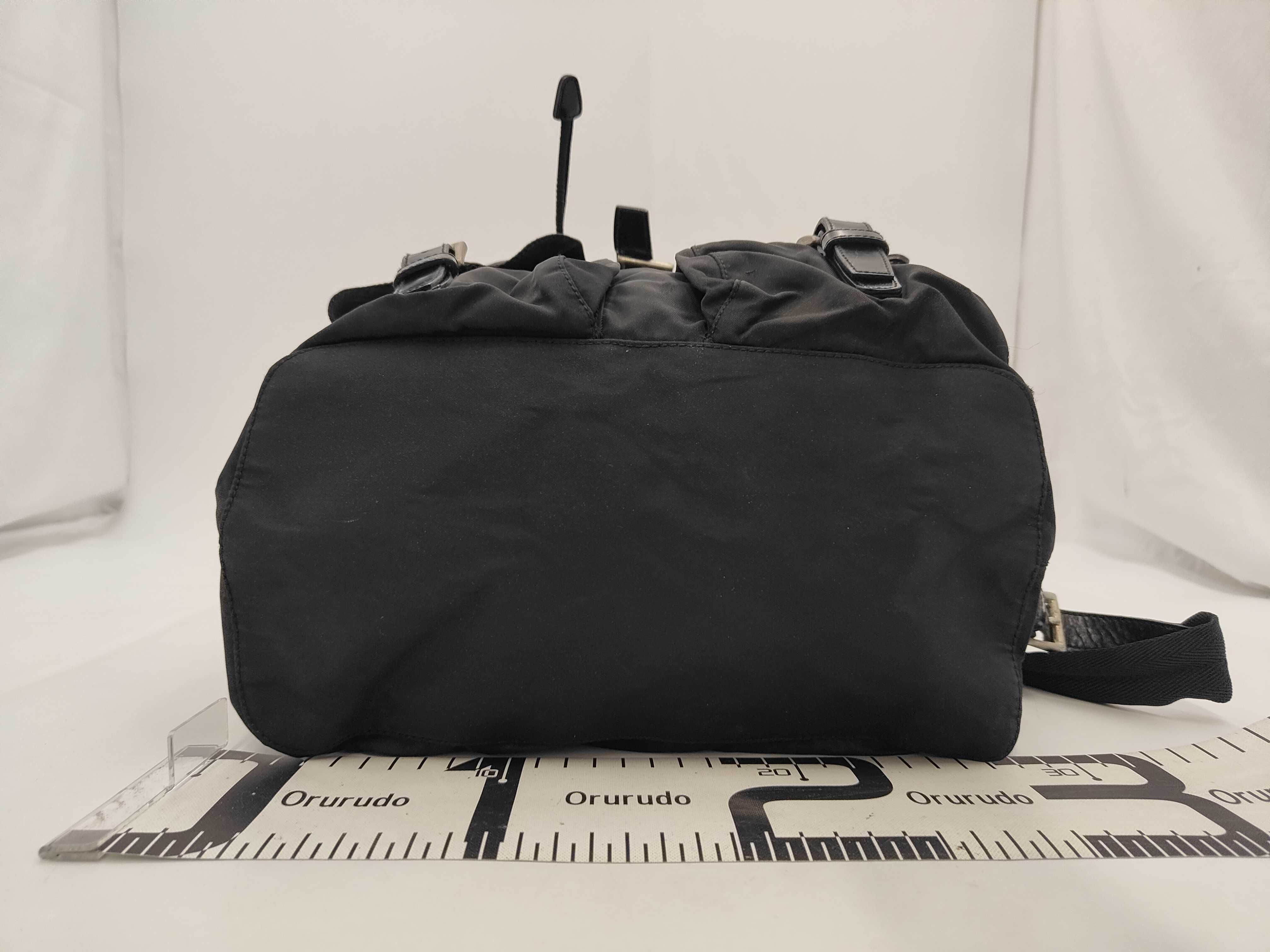 Nylon Backpack, Black Rucksack — view 3