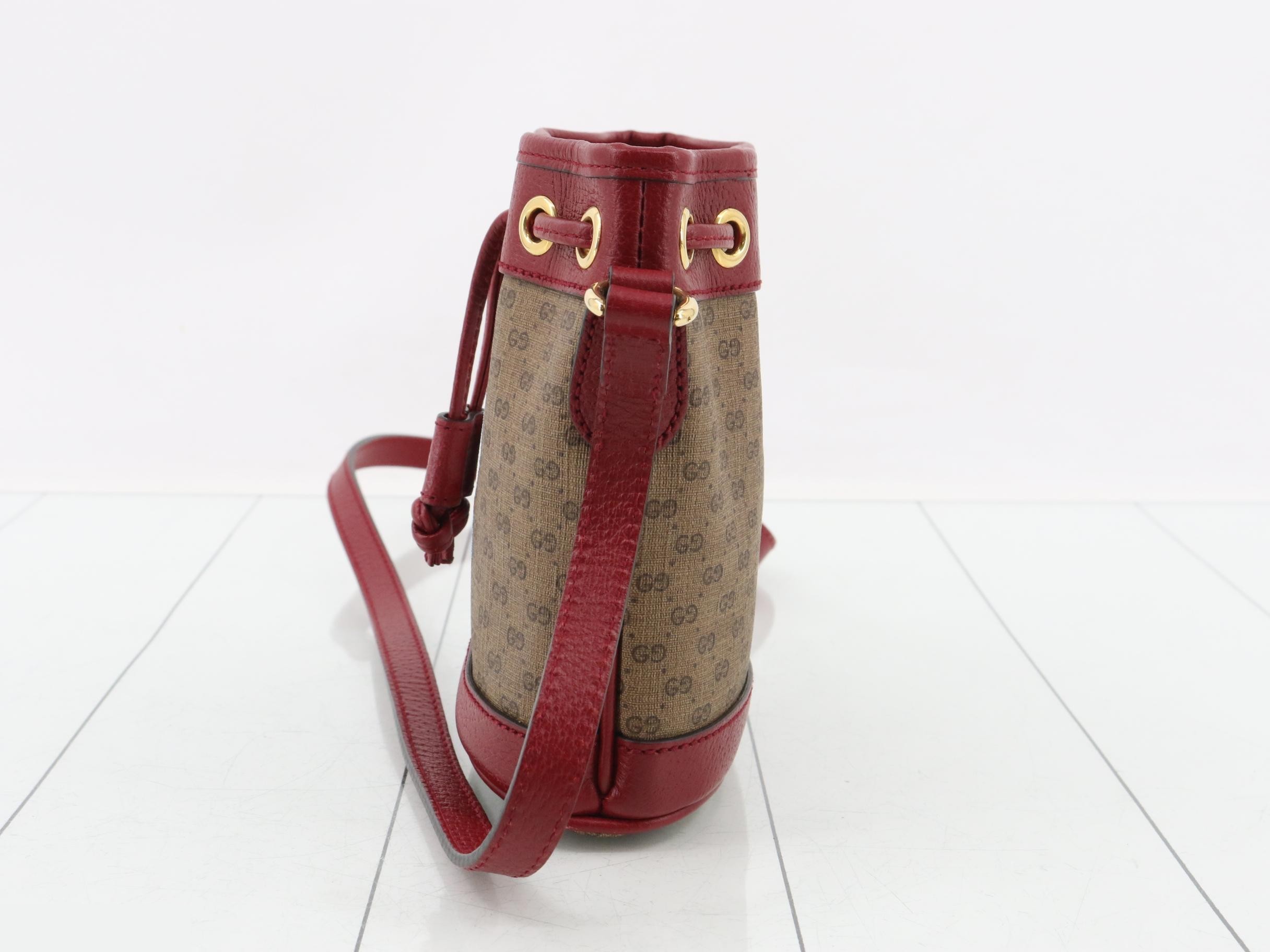Micro GG Supreme x Doraemon Collaboration Drawstring Shoulder Bag — view 3