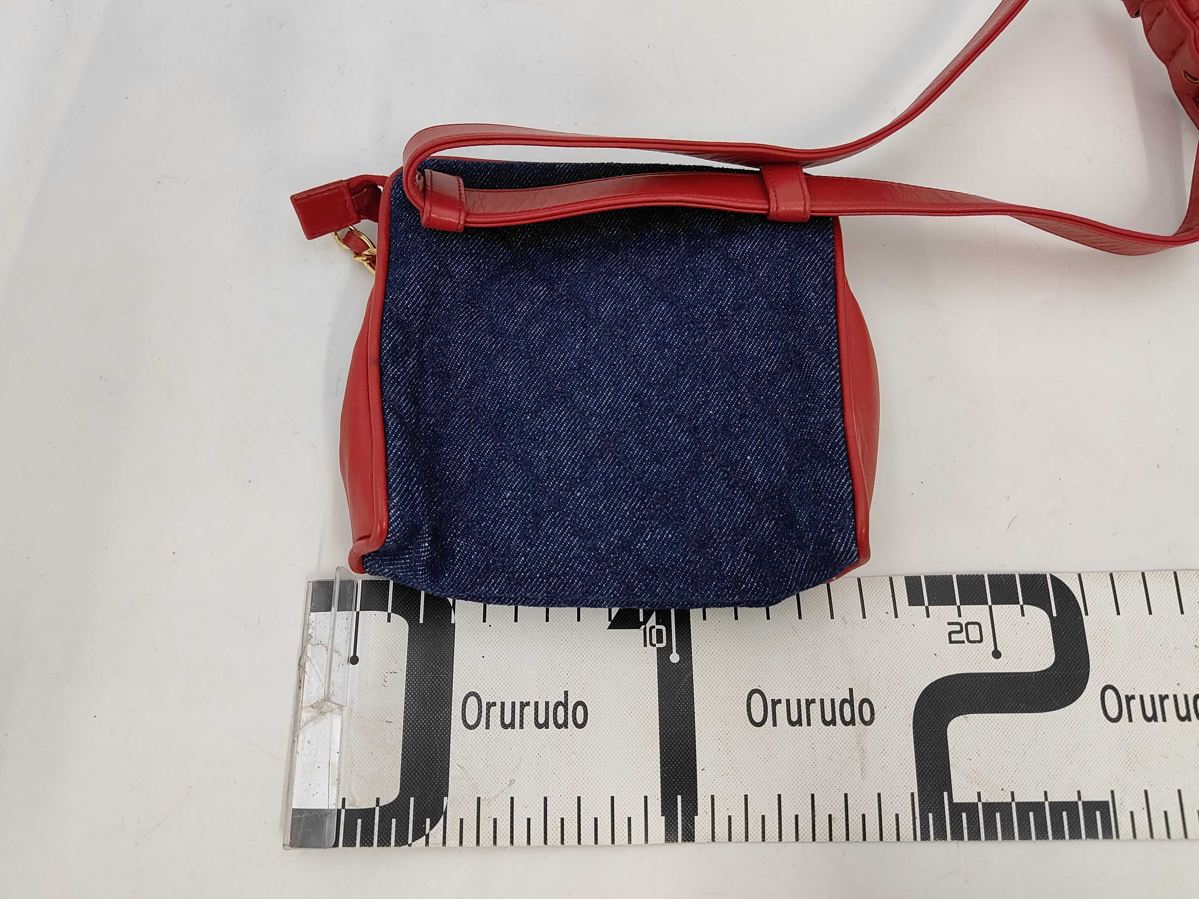 denim waist pouch bag — view 2