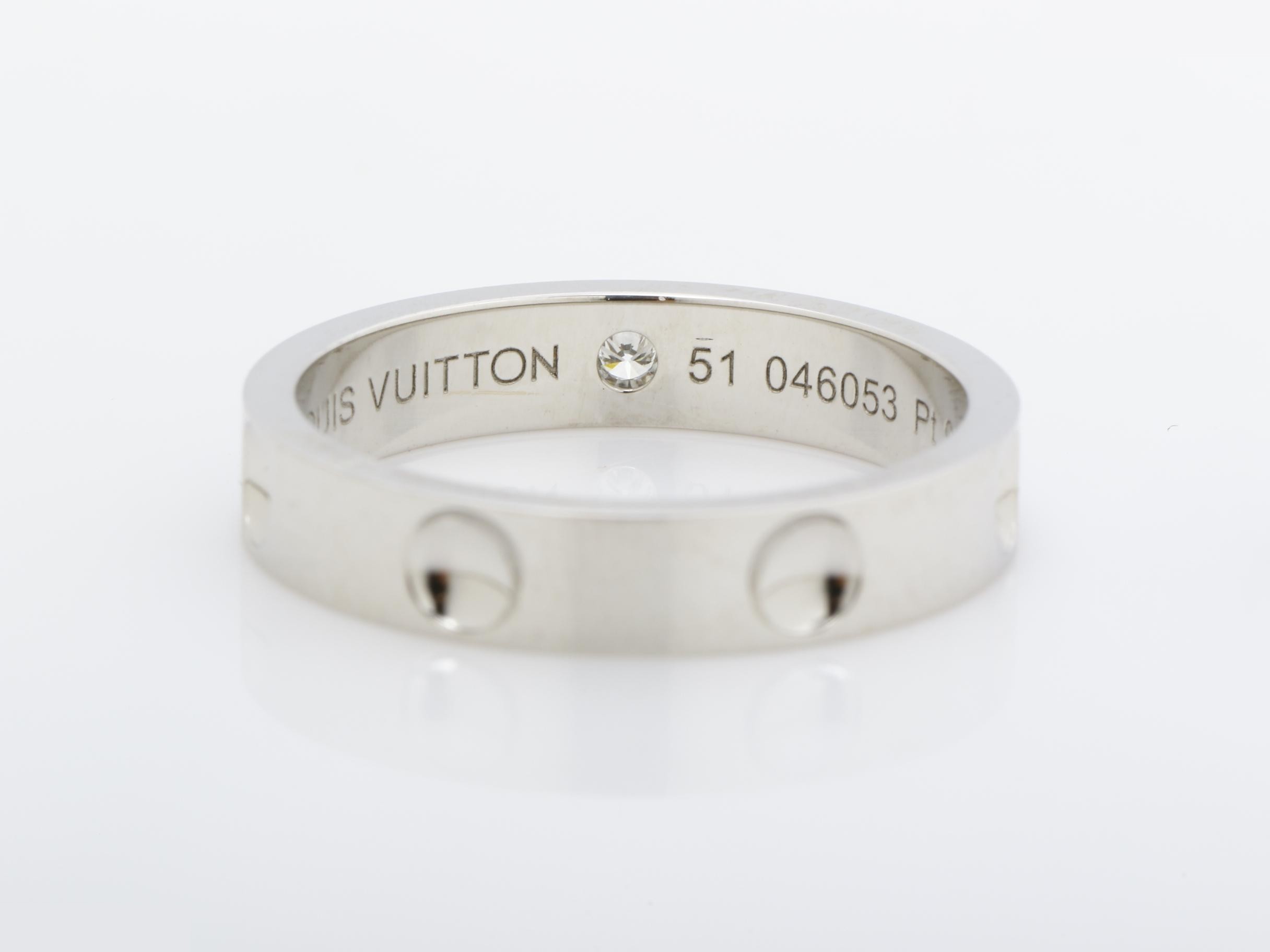 Ring 46053 Pt950 5g #51 Diamond — view 4
