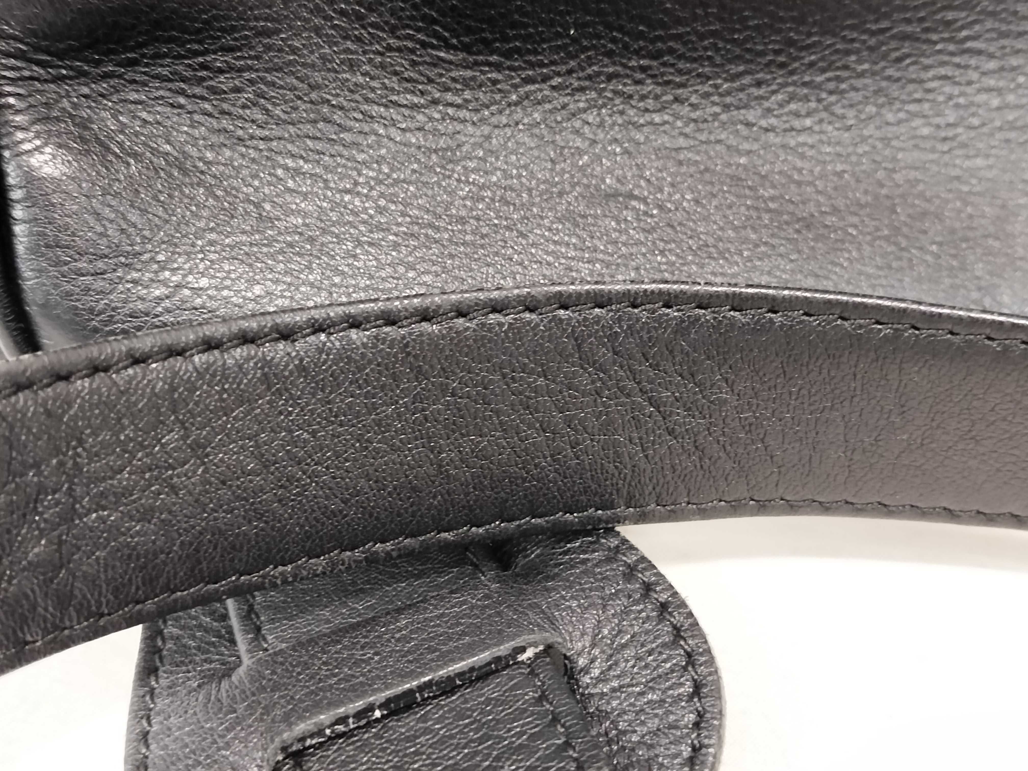 Leather Large Shoulder Bag Black Shoulder Bag — view 4