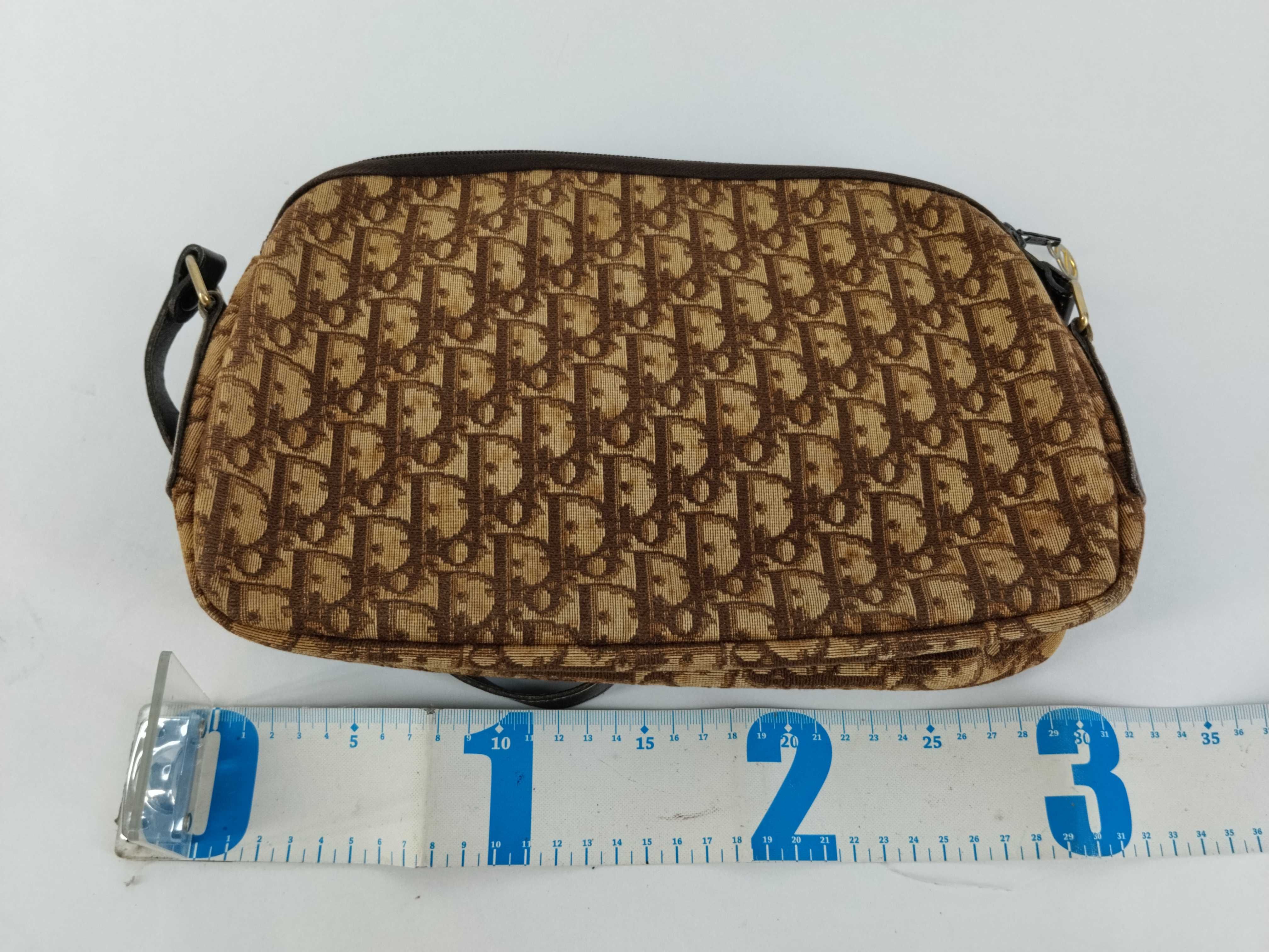 Trotter One-Shoulder Bag, Canvas, Brown Shoulder Bag — view 2