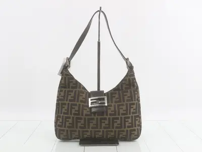 ZUCCA Mamma Bucket Brown Canvas