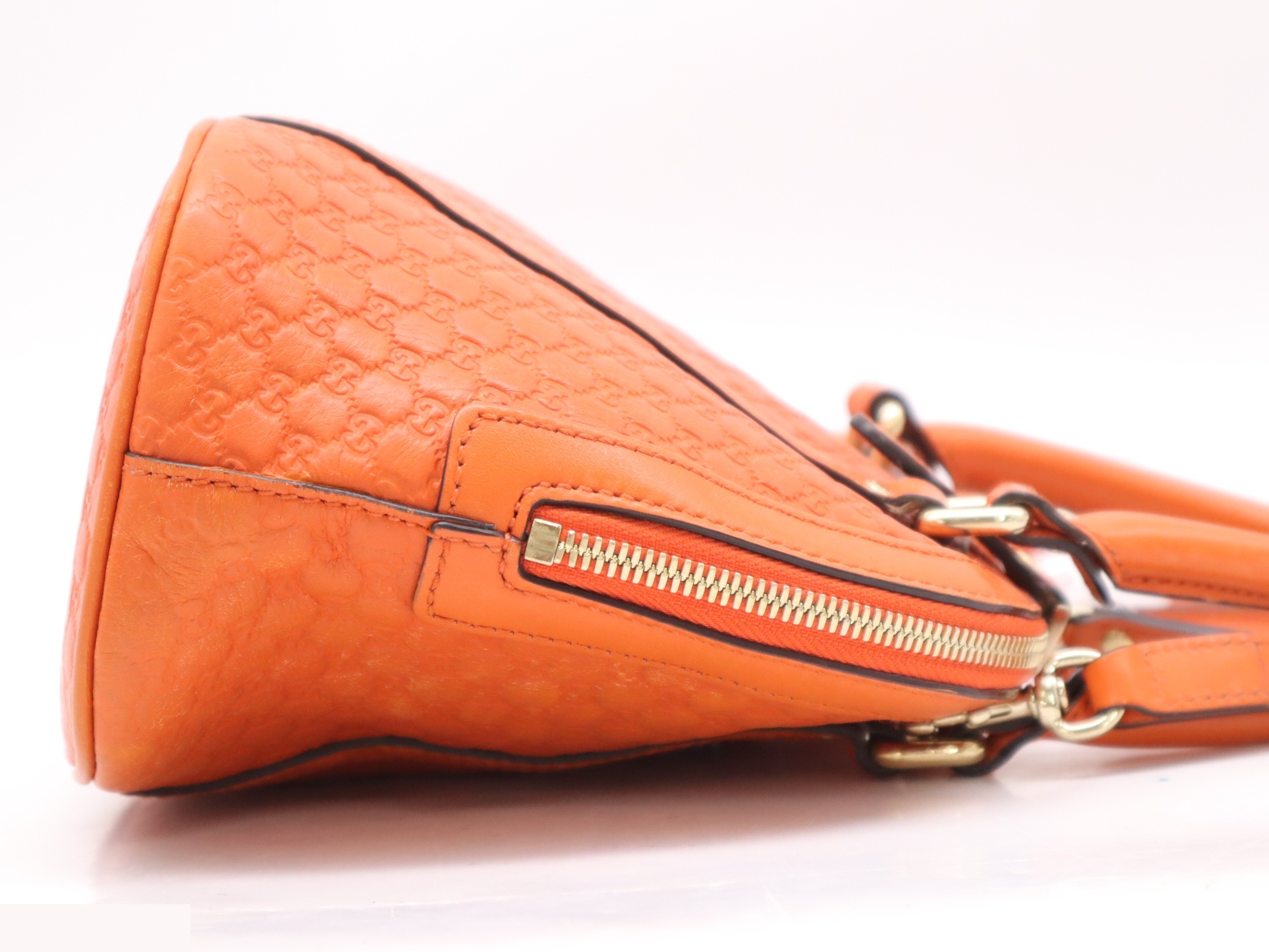 Handbag orange with shoulder strap — view 5