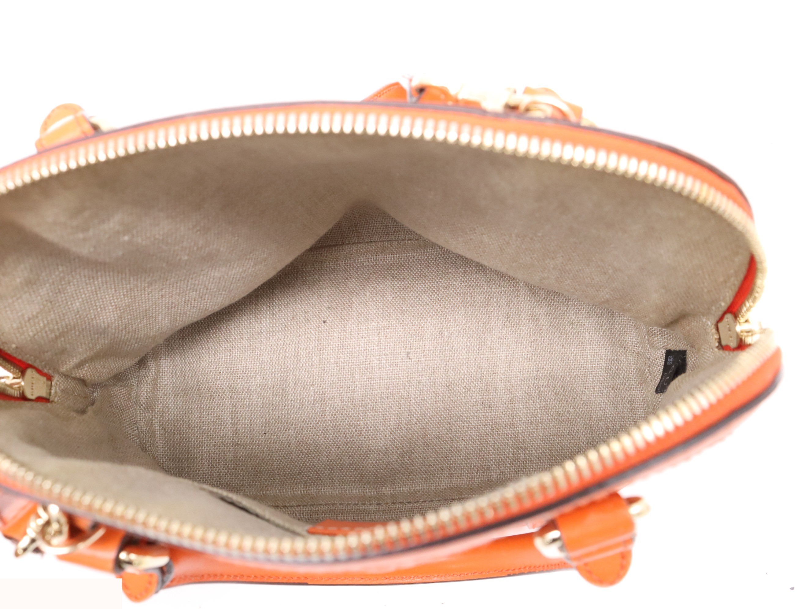 Handbag orange with shoulder strap — view 7