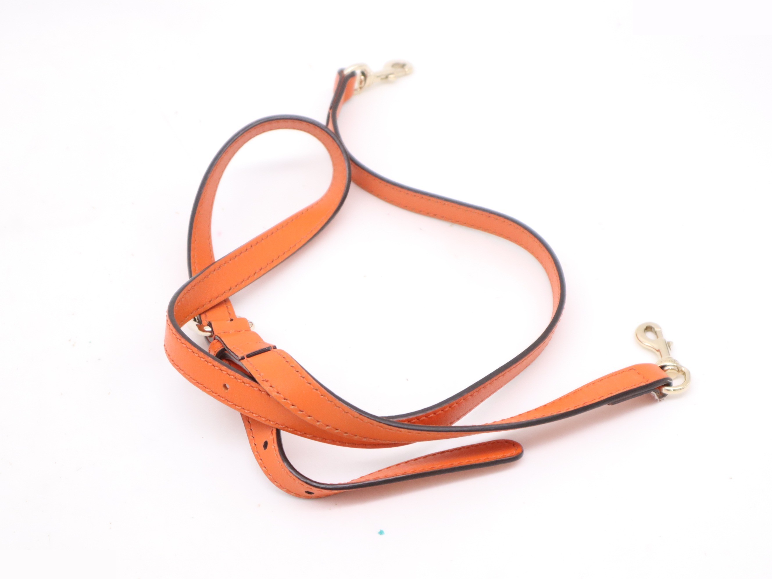Handbag orange with shoulder strap — view 8