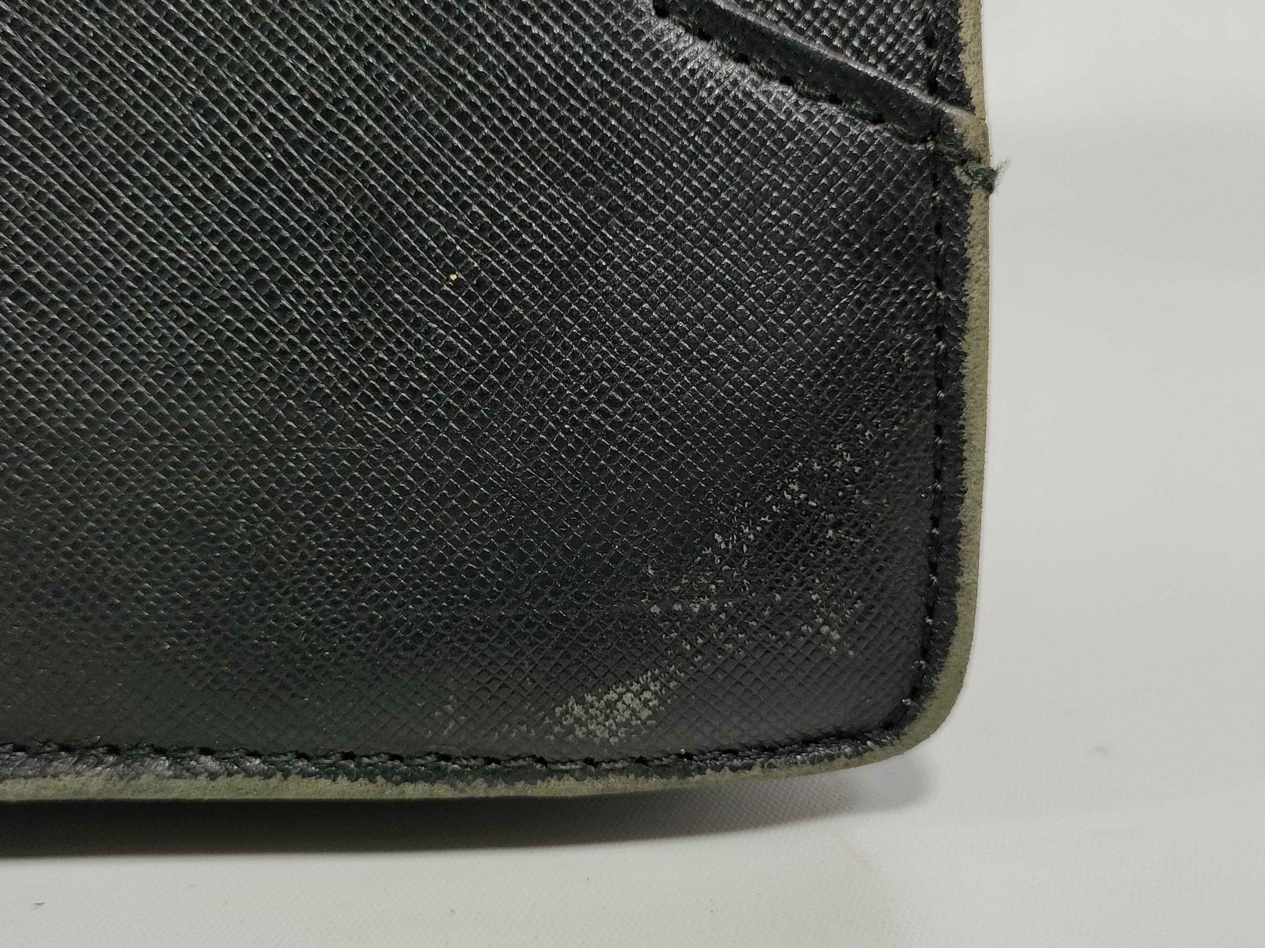 Leather Business Bag, Black — view 9