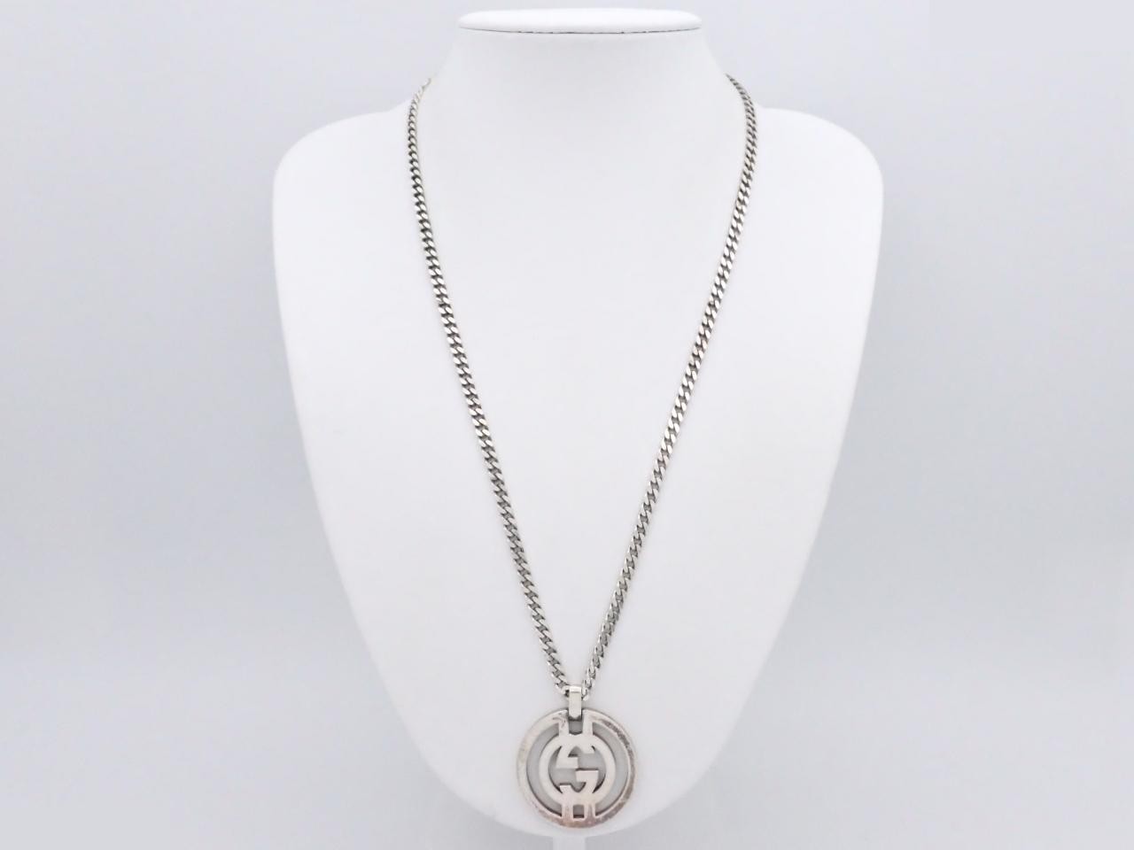 Sterling silver (925) necklace, 38.8g, chain approximately 56cm. — view 3