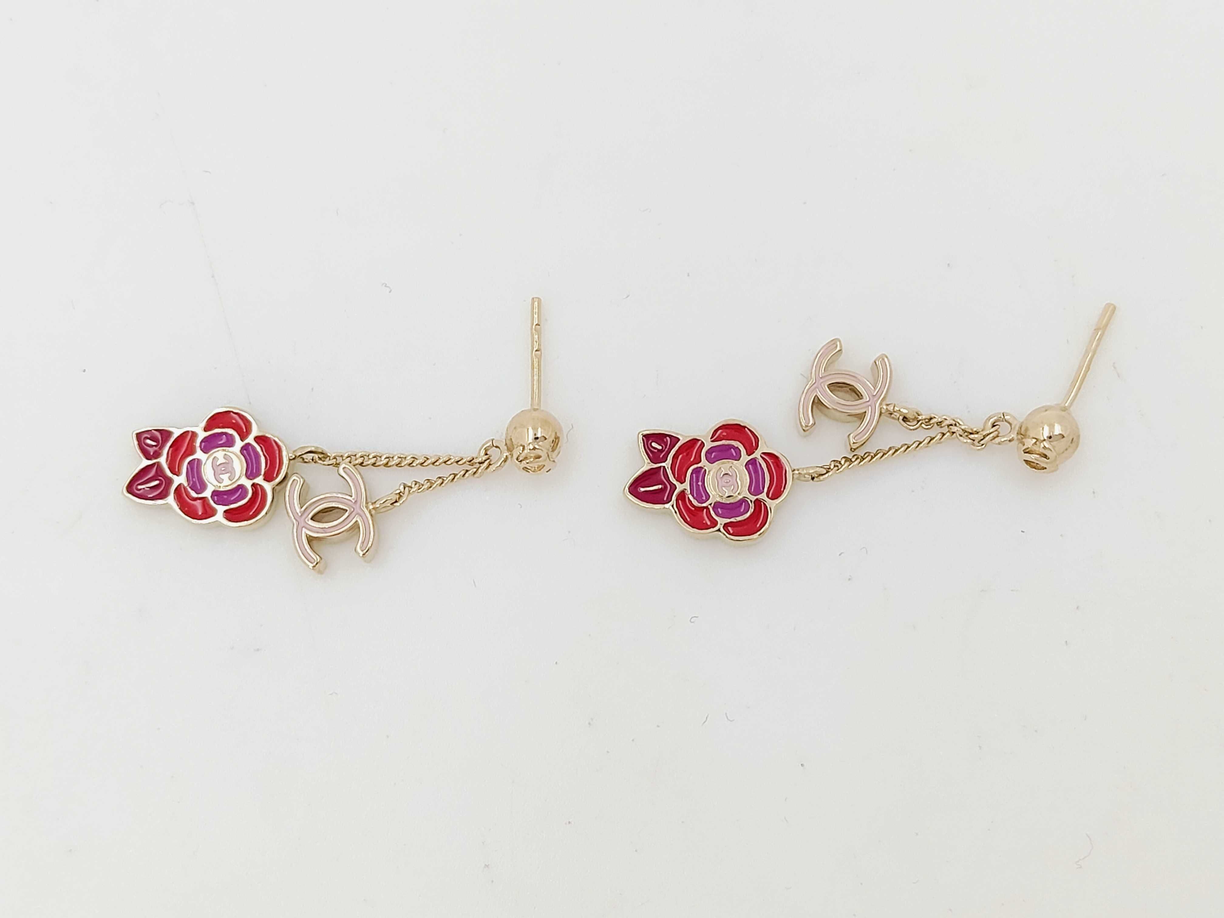05P Coco Mark Camellia Earrings — view 4