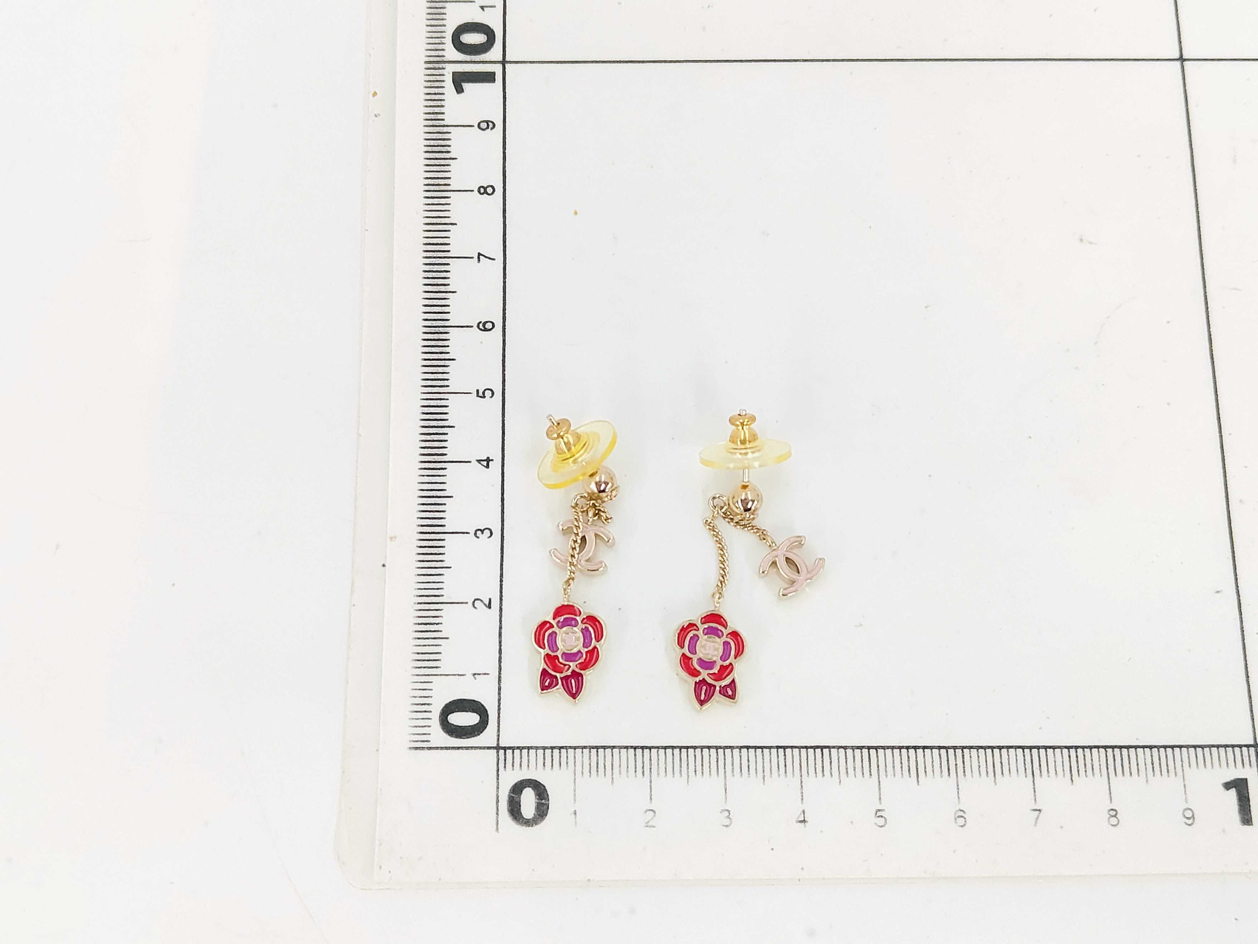05P Coco Mark Camellia Earrings — view 6