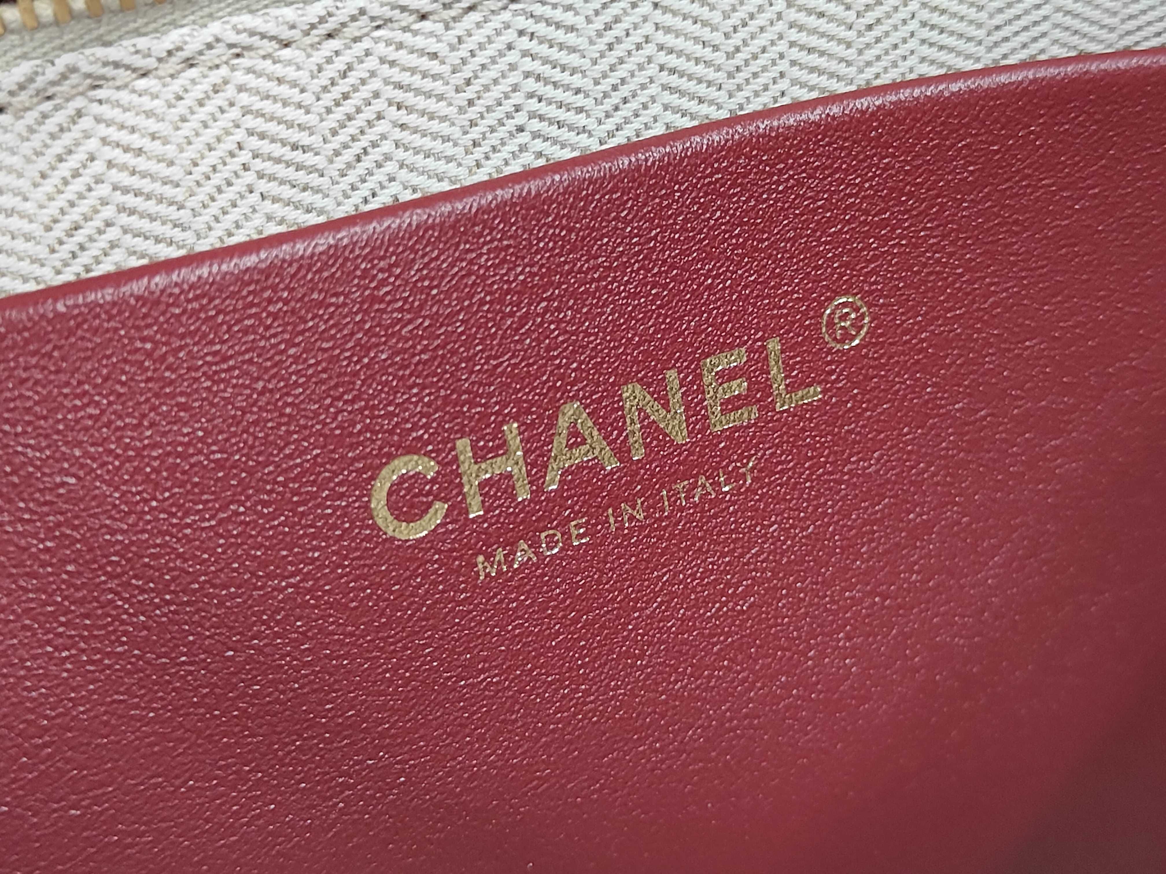 AS6199 Matelassé Mini Shopping Bag, Calfskin, CH1HHPLE, with Box and Dust Bag, Shoulder Bag — view 11