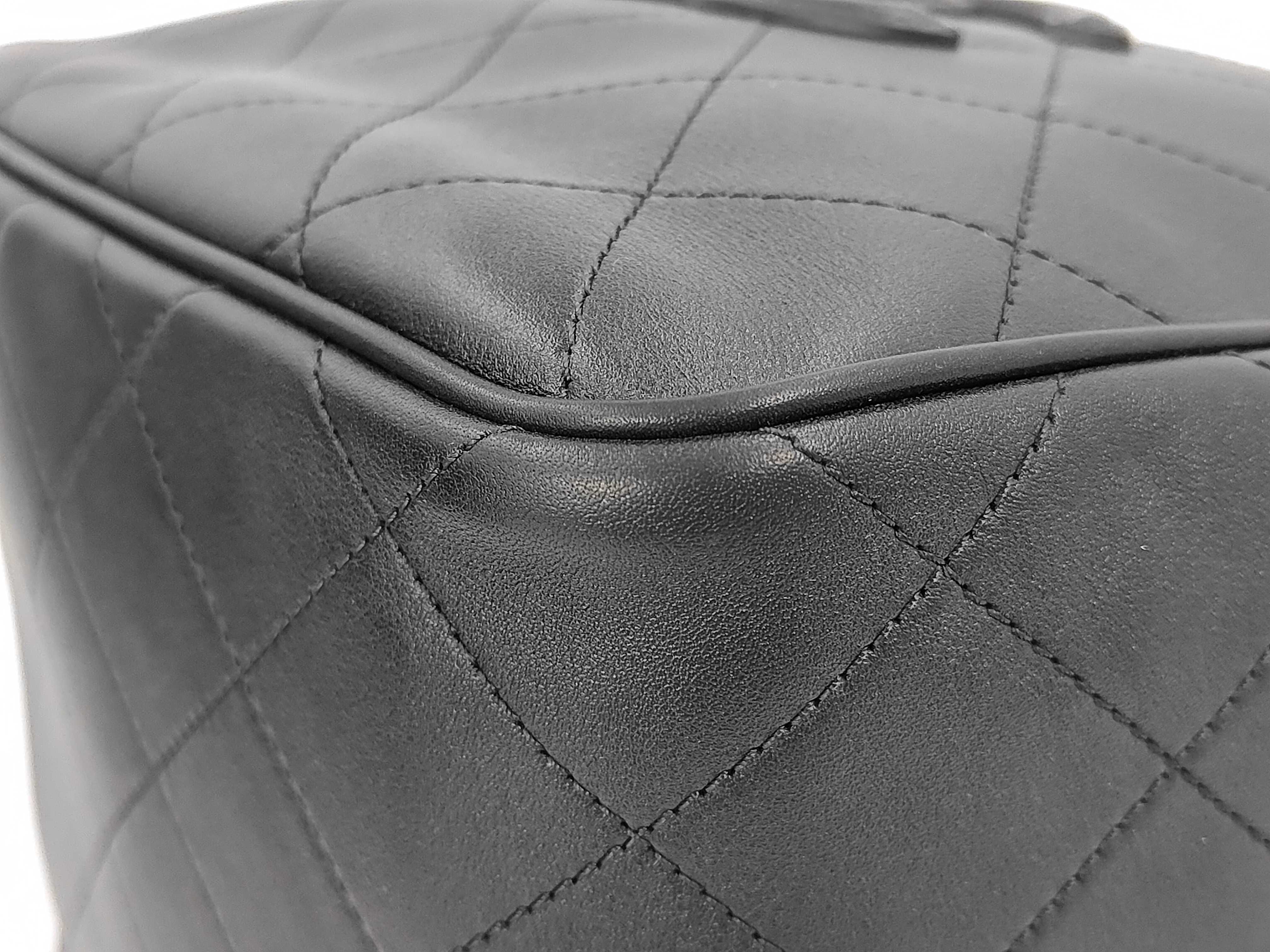 AS6199 Matelassé Mini Shopping Bag, Calfskin, CH1HHPLE, with Box and Dust Bag, Shoulder Bag — view 4