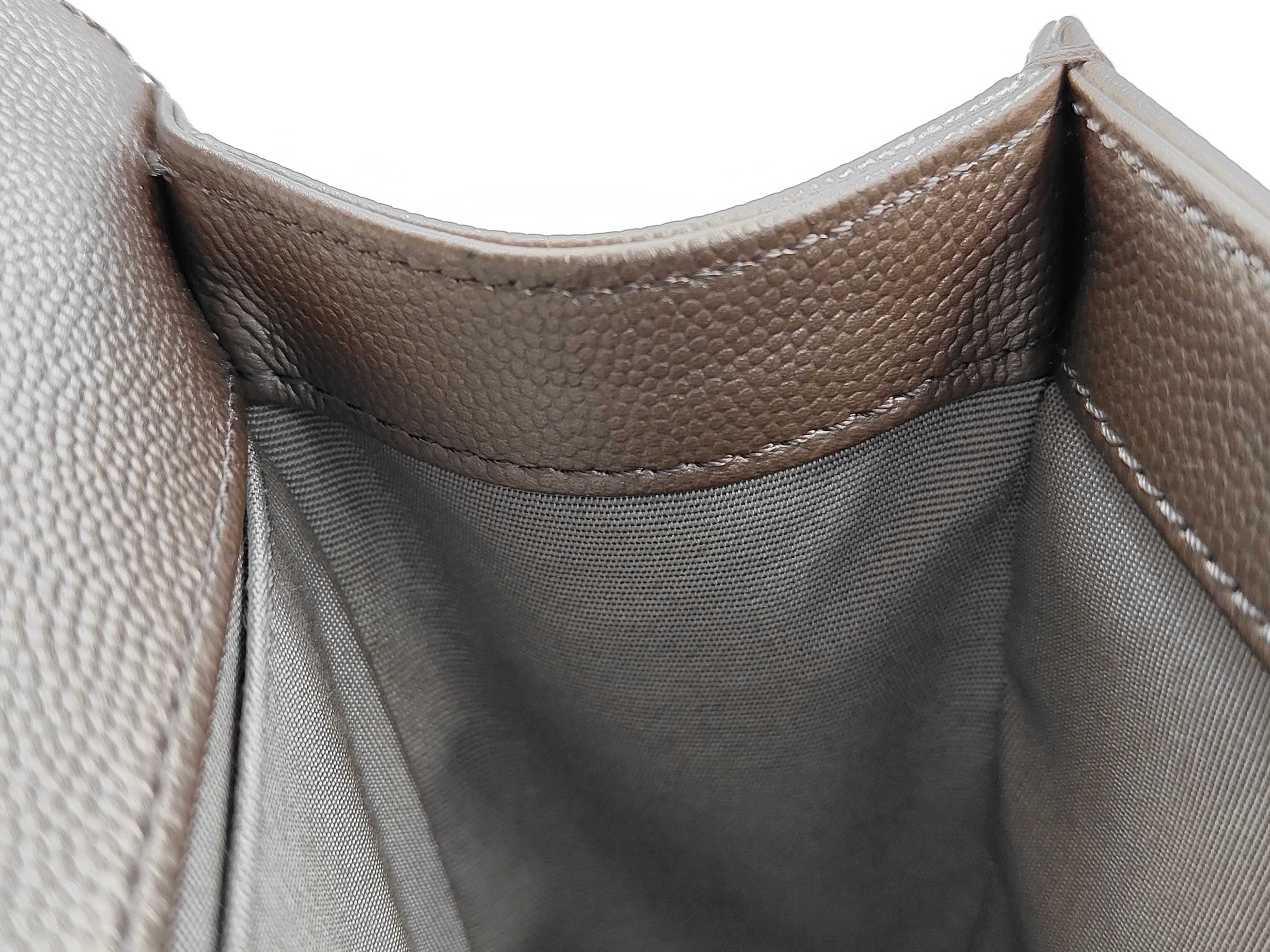 Caviar Skin Matelassé Boy Chanel Beige Shoulder Bag — view 11