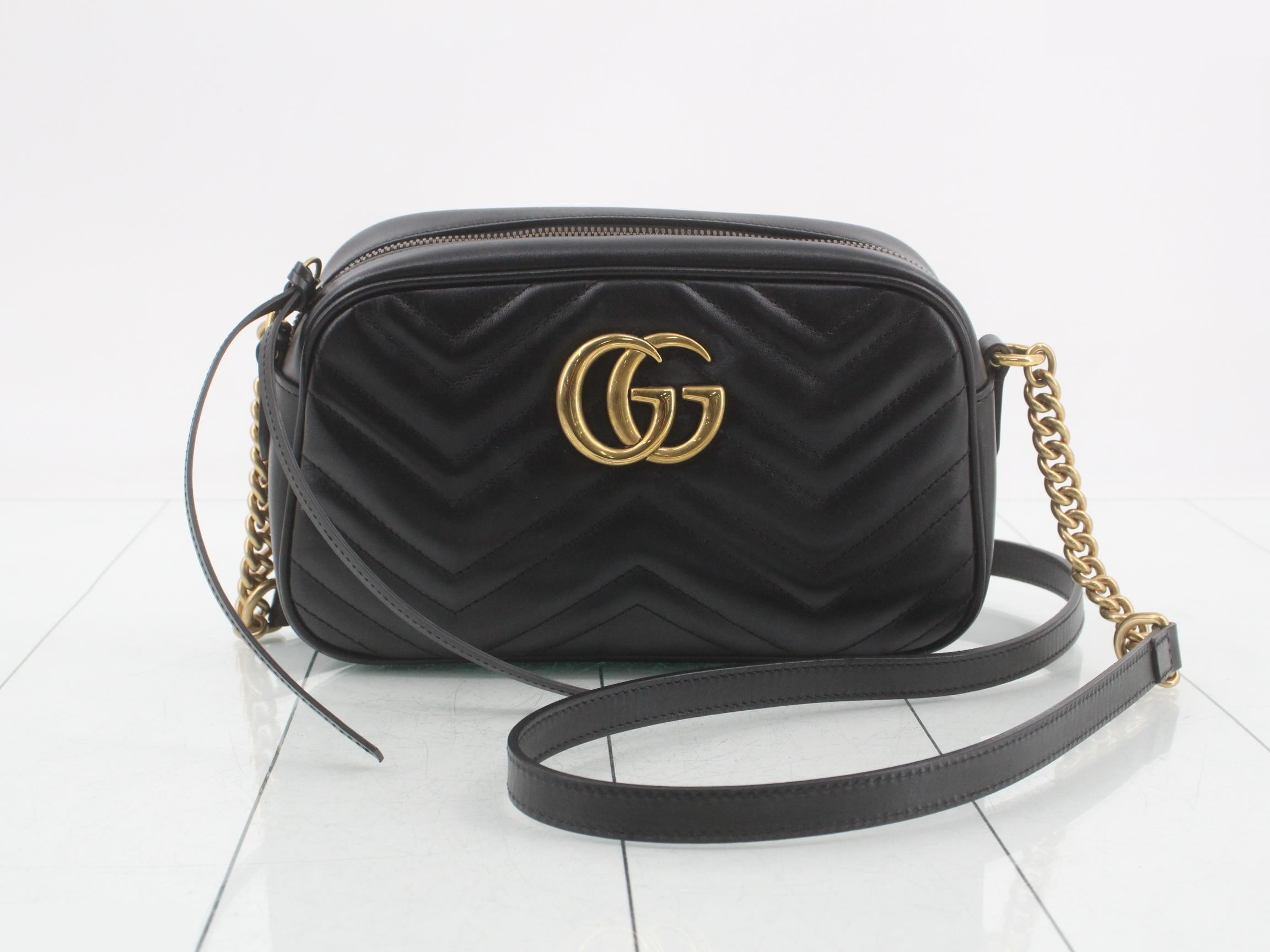 GG Marmont Quilted Shoulder Bag