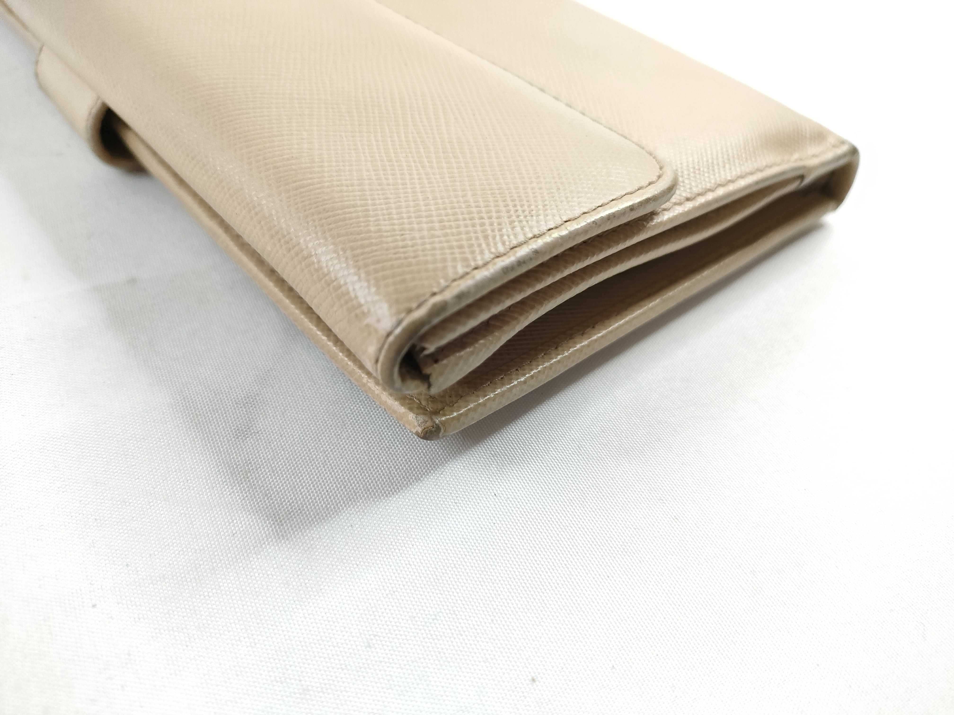 bi-fold long wallet, light beige. — view 4
