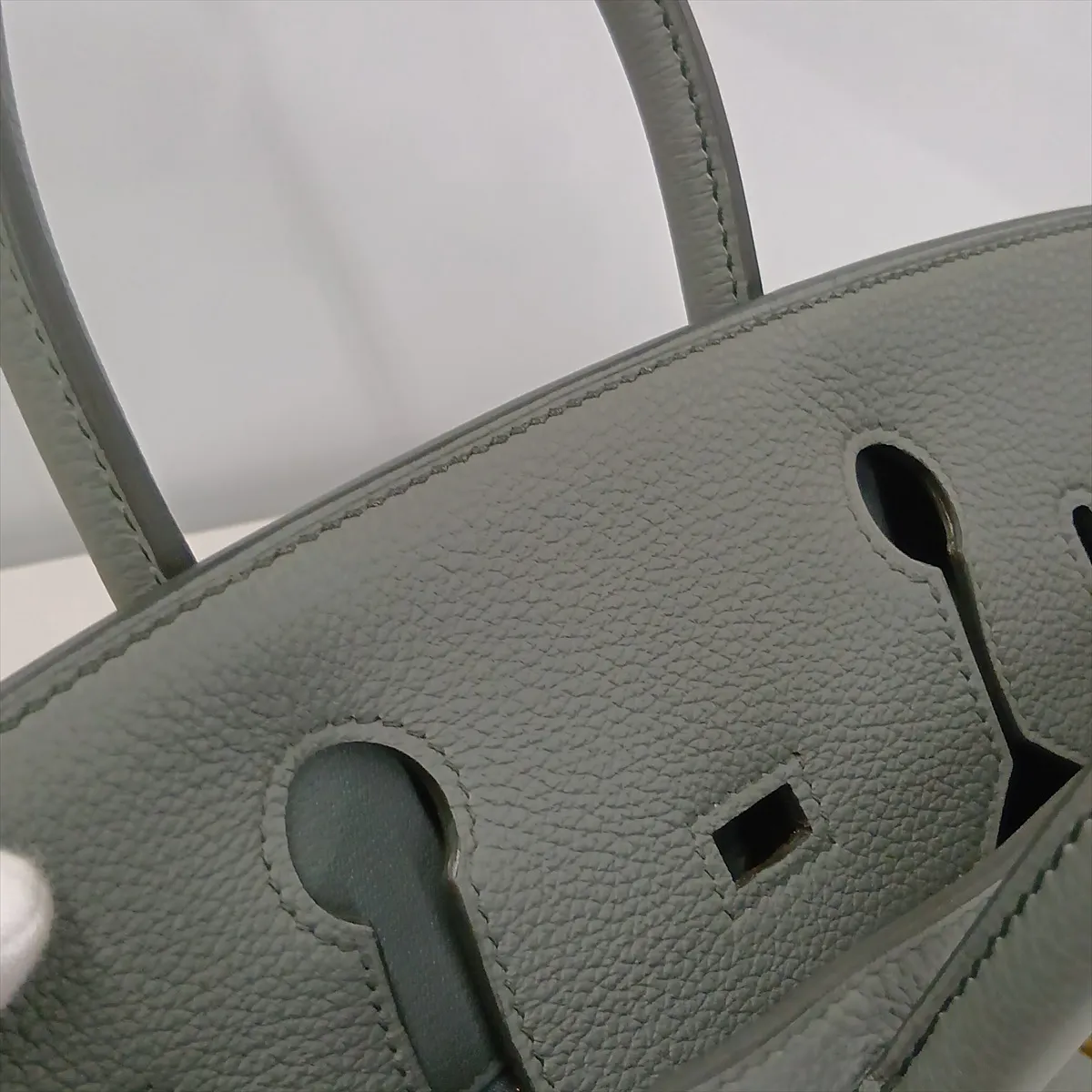 [Individually packaged] Hermes Birkin 30 Letournée Togo Vert Amande Gold Hardware U: 2022 — view 12