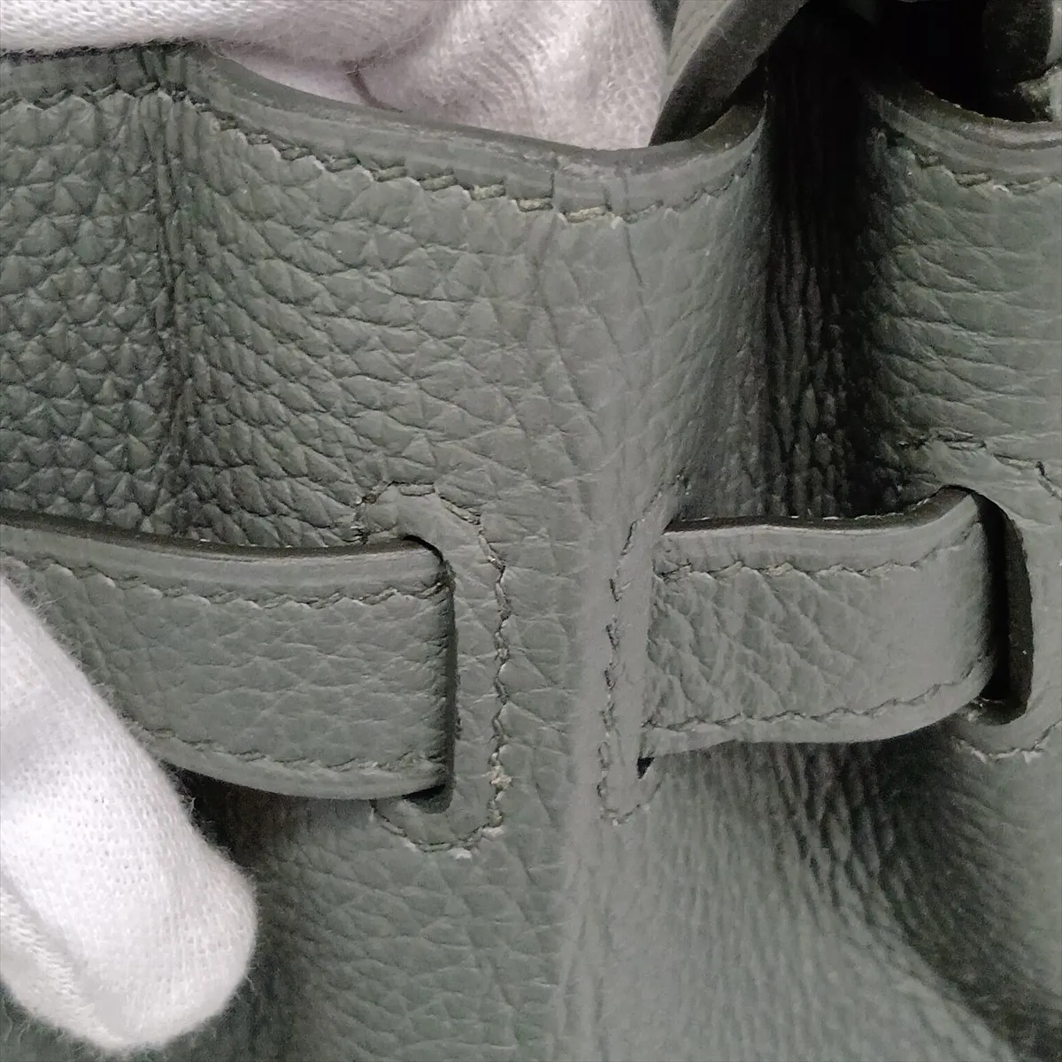 [Individually packaged] Hermes Birkin 30 Letournée Togo Vert Amande Gold Hardware U: 2022 — view 14