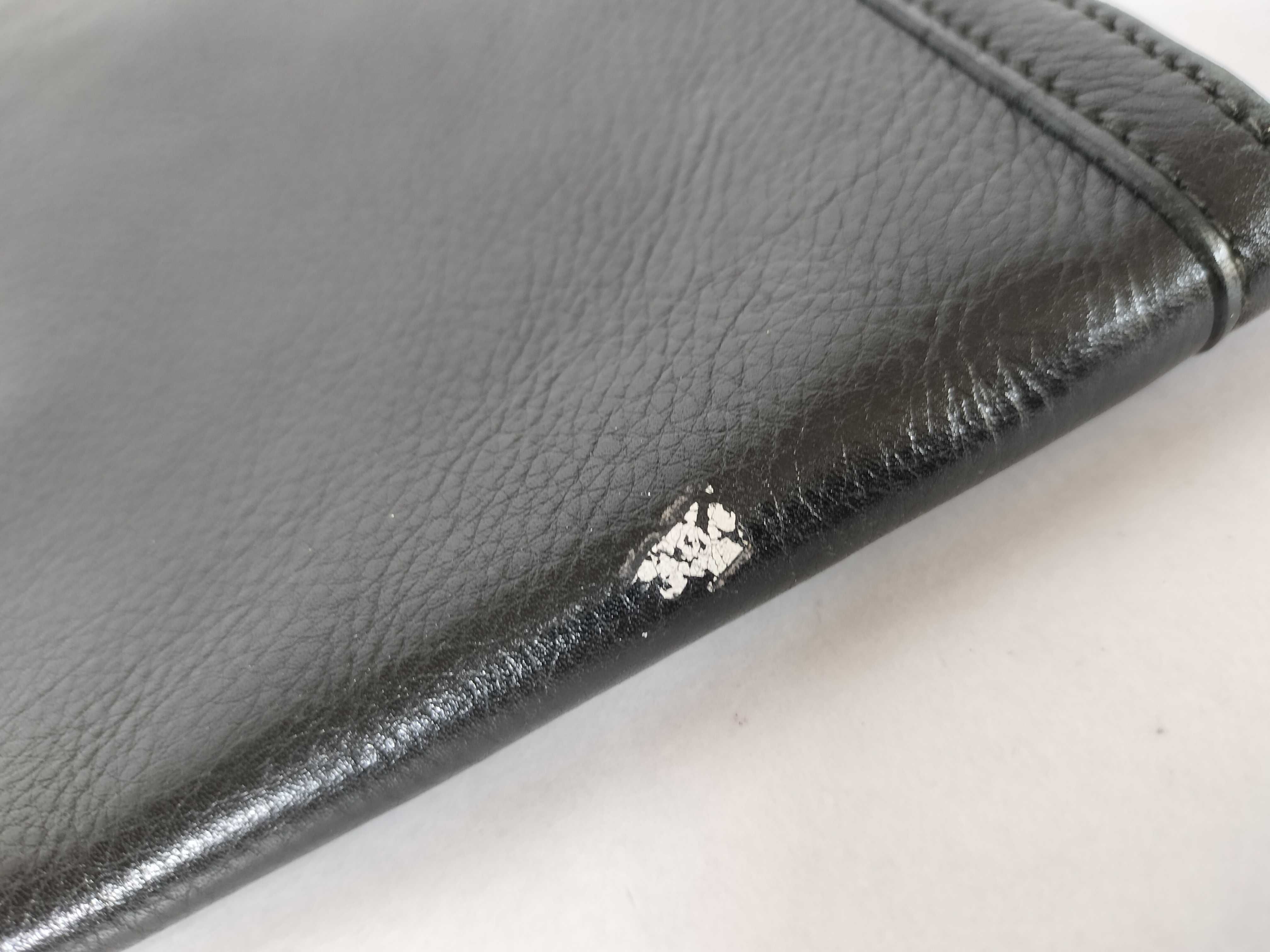 Digier Clutch Bag Second Bag Black H Logo Design Leather Clutch Bag — view 11